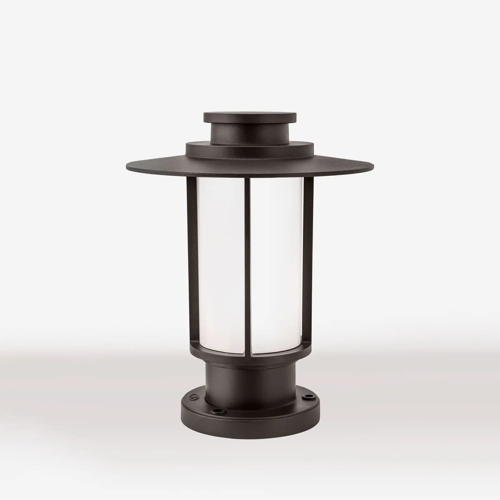 Spoljašnja stubna lampa TEIKO, moka, H30 cm - 3