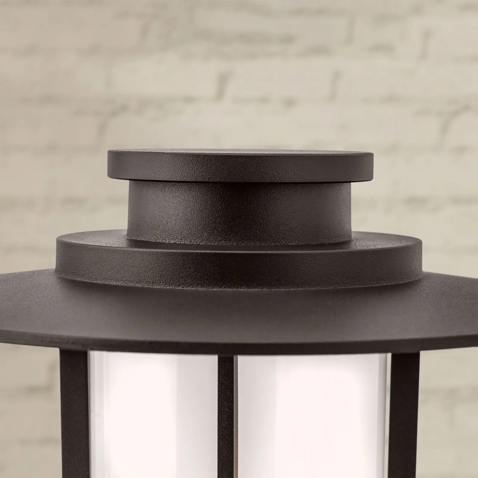 Spoljašnja stubna lampa TEIKO, moka, H30 cm - 4