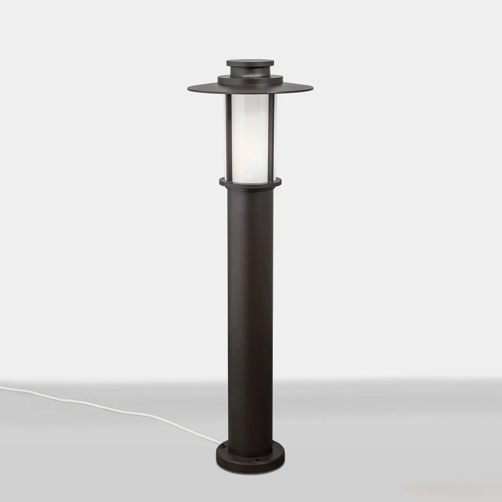 Spoljašnja stazna lampa TEIKO, moka, H80 cm - 3