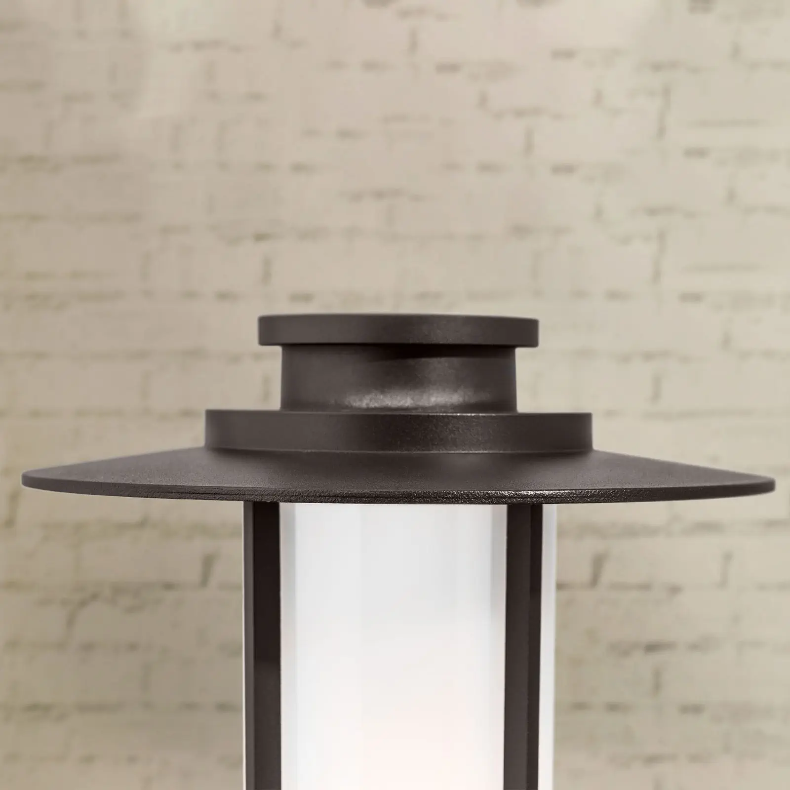 Spoljašnja stazna lampa TEIKO, moka, H80 cm - 4