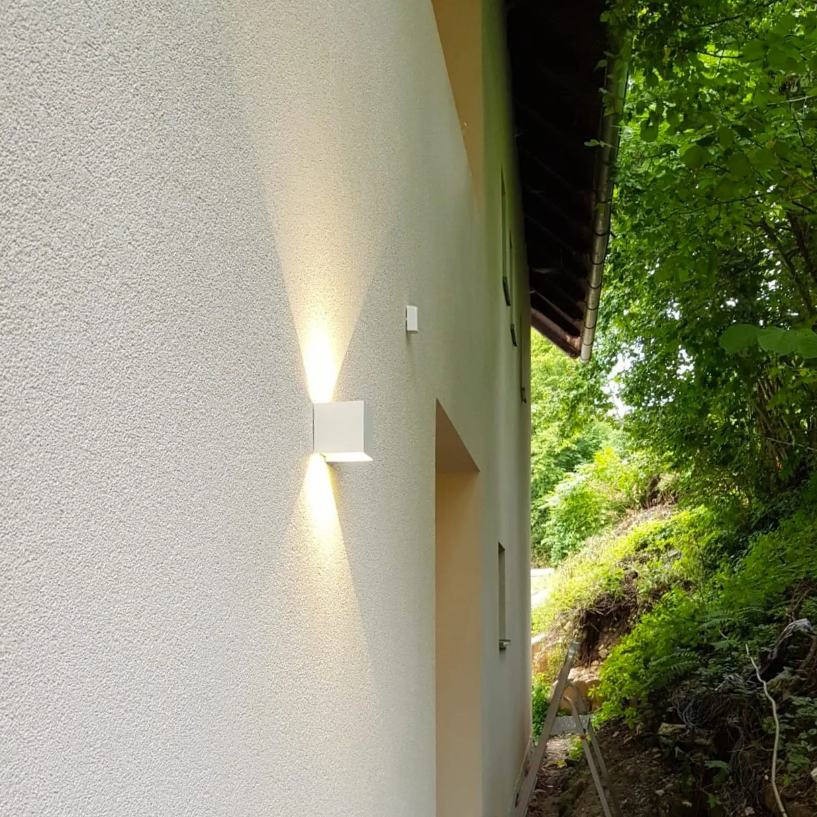 LED zidna lampa CUBE, bela - 10