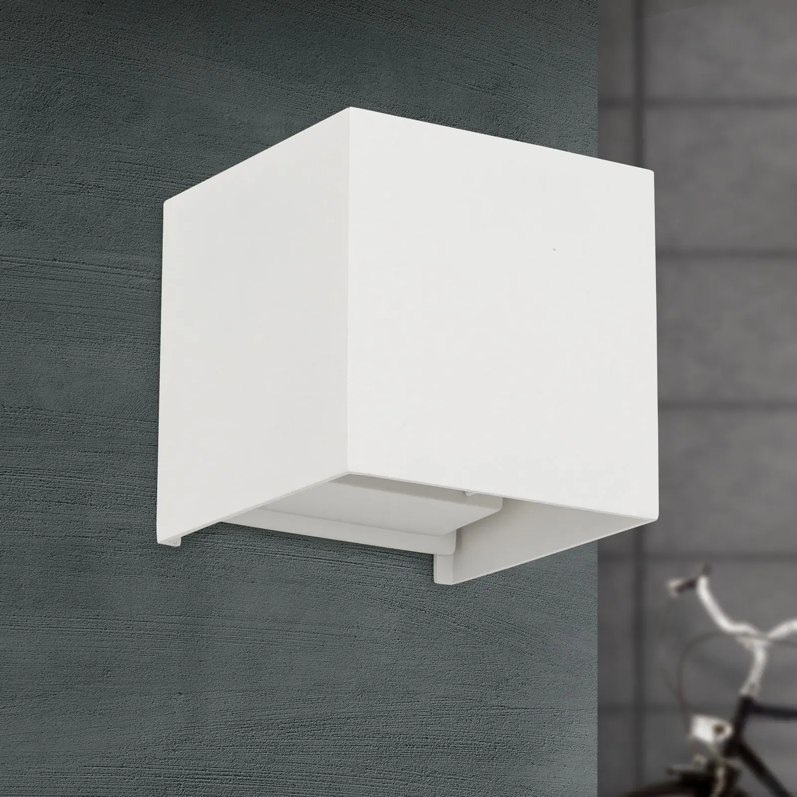 LED zidna lampa CUBE, bela - 5