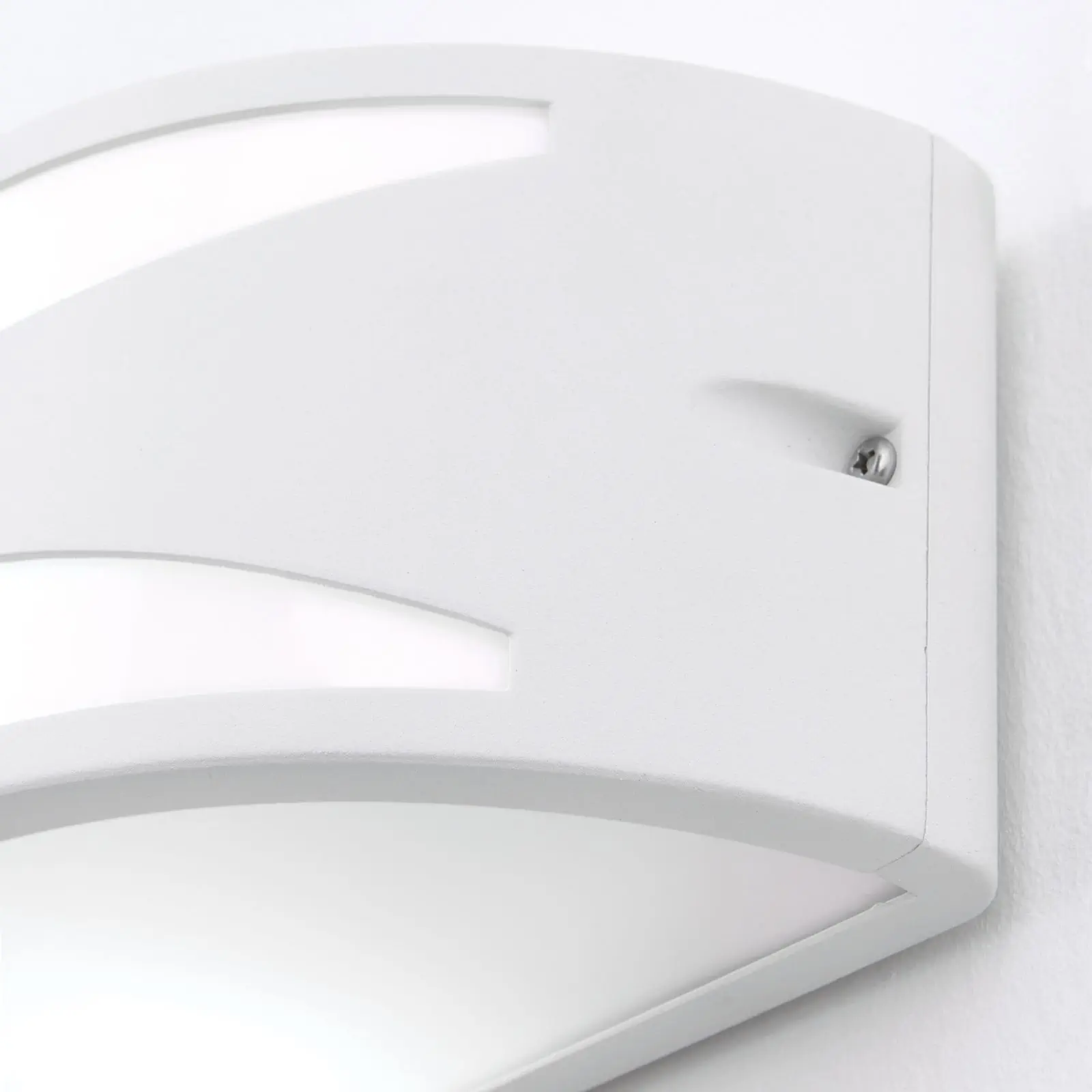 Spoljašnja zidna lampa SHELL, bela - 6