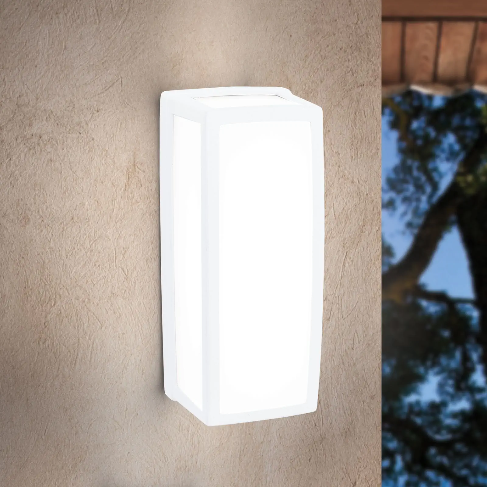 LED spoljašnja lampa BOB, bela