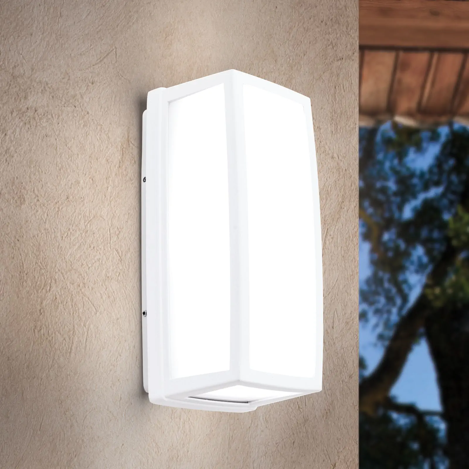 LED spoljašnja lampa BOB, bela - 2