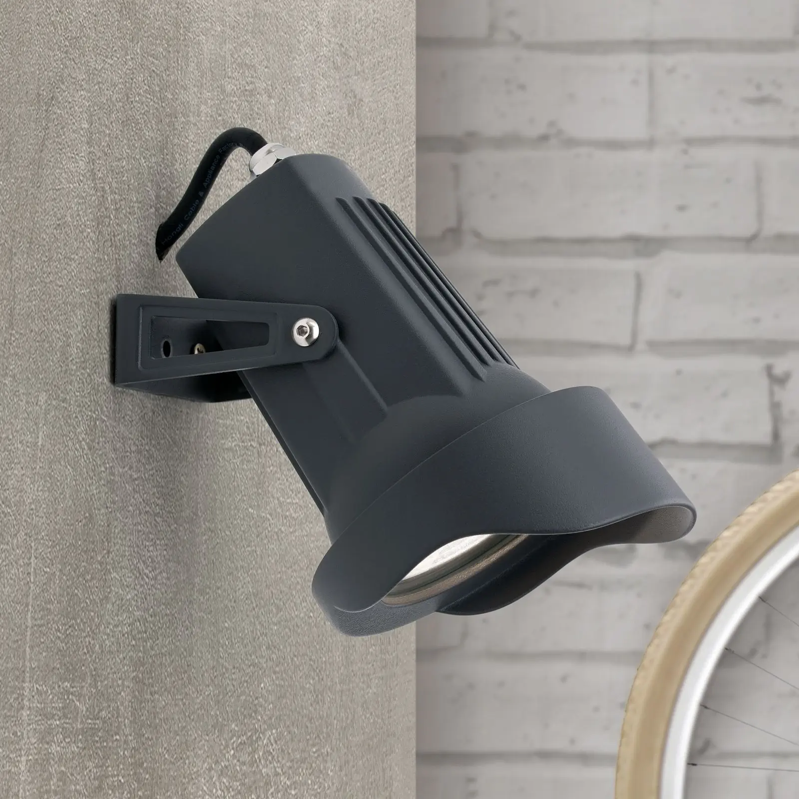 LED spoljašnja lampa SPIKE, antracit - 2