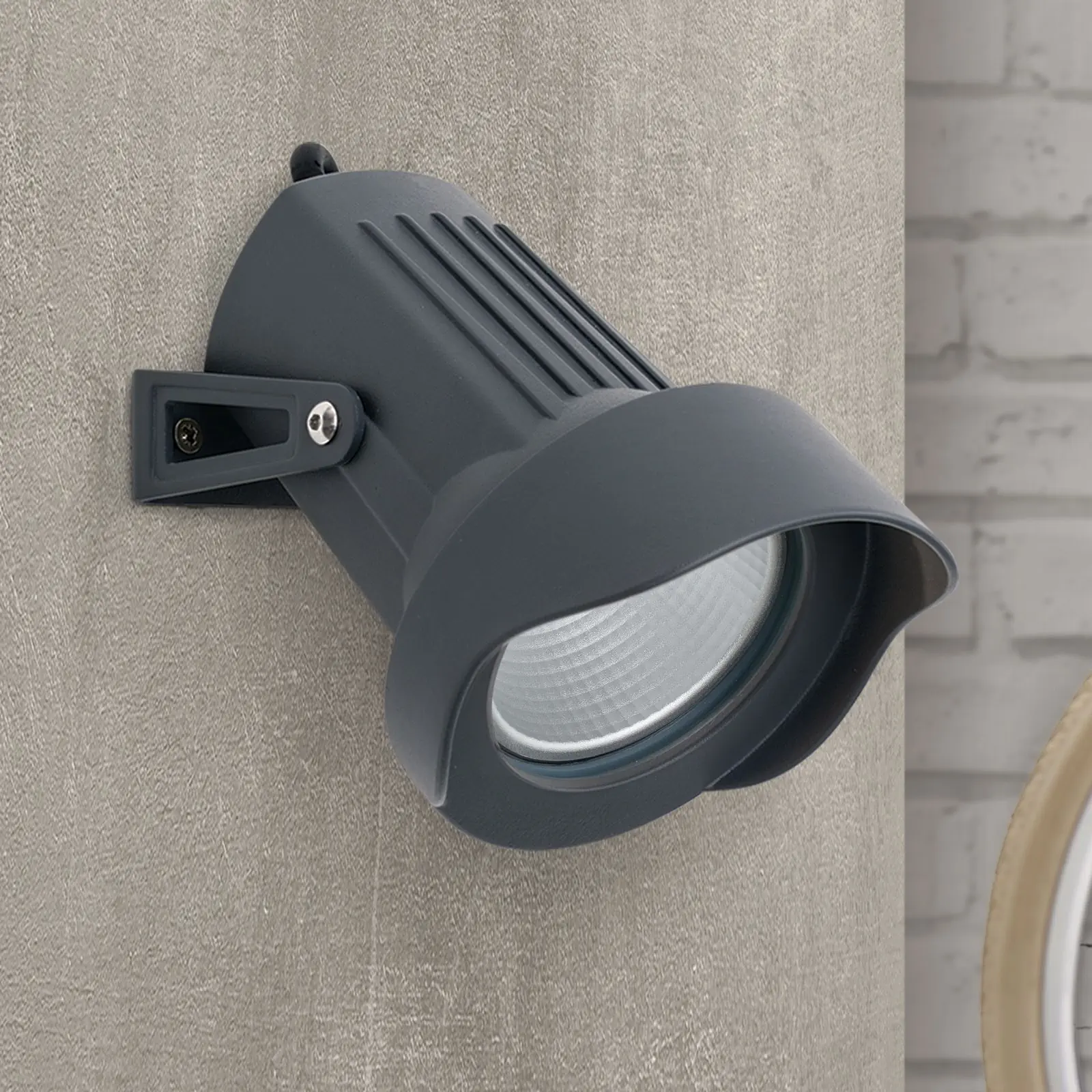 LED spoljašnja lampa SPIKE, antracit - 3