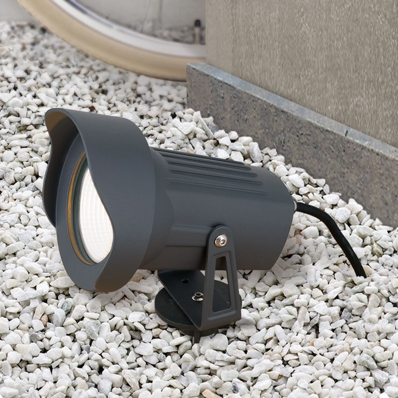 LED spoljašnja lampa SPIKE, antracit - 8