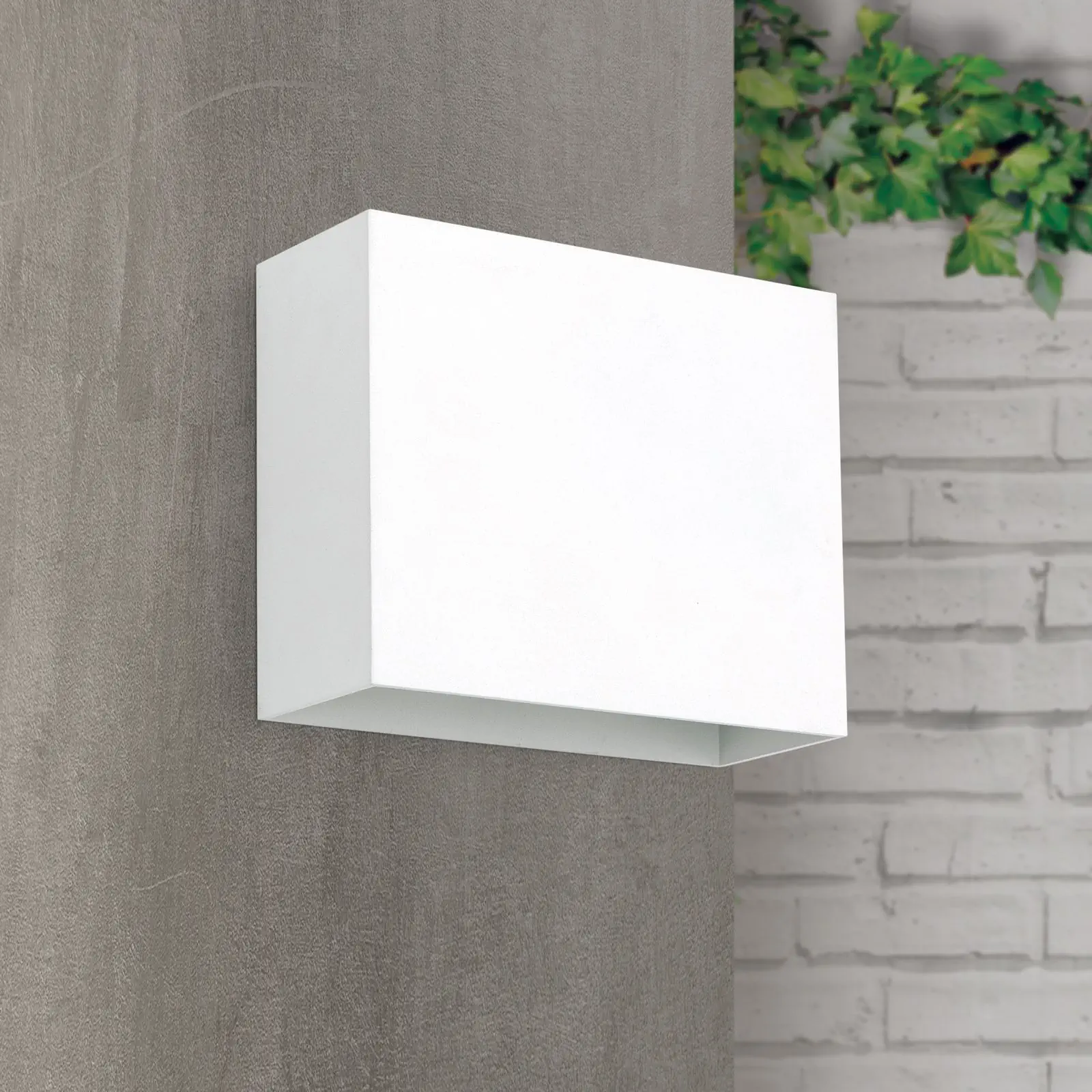 LED spoljašnja zidna lampa AKZENT, IP65, bela - 3