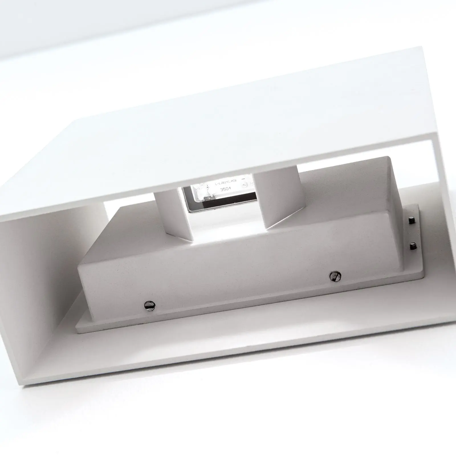 LED spoljašnja zidna lampa AKZENT, IP65, bela - 7