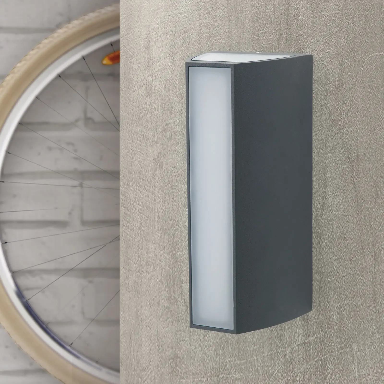 LED spoljašnja lampa MOOD, antracit - 3