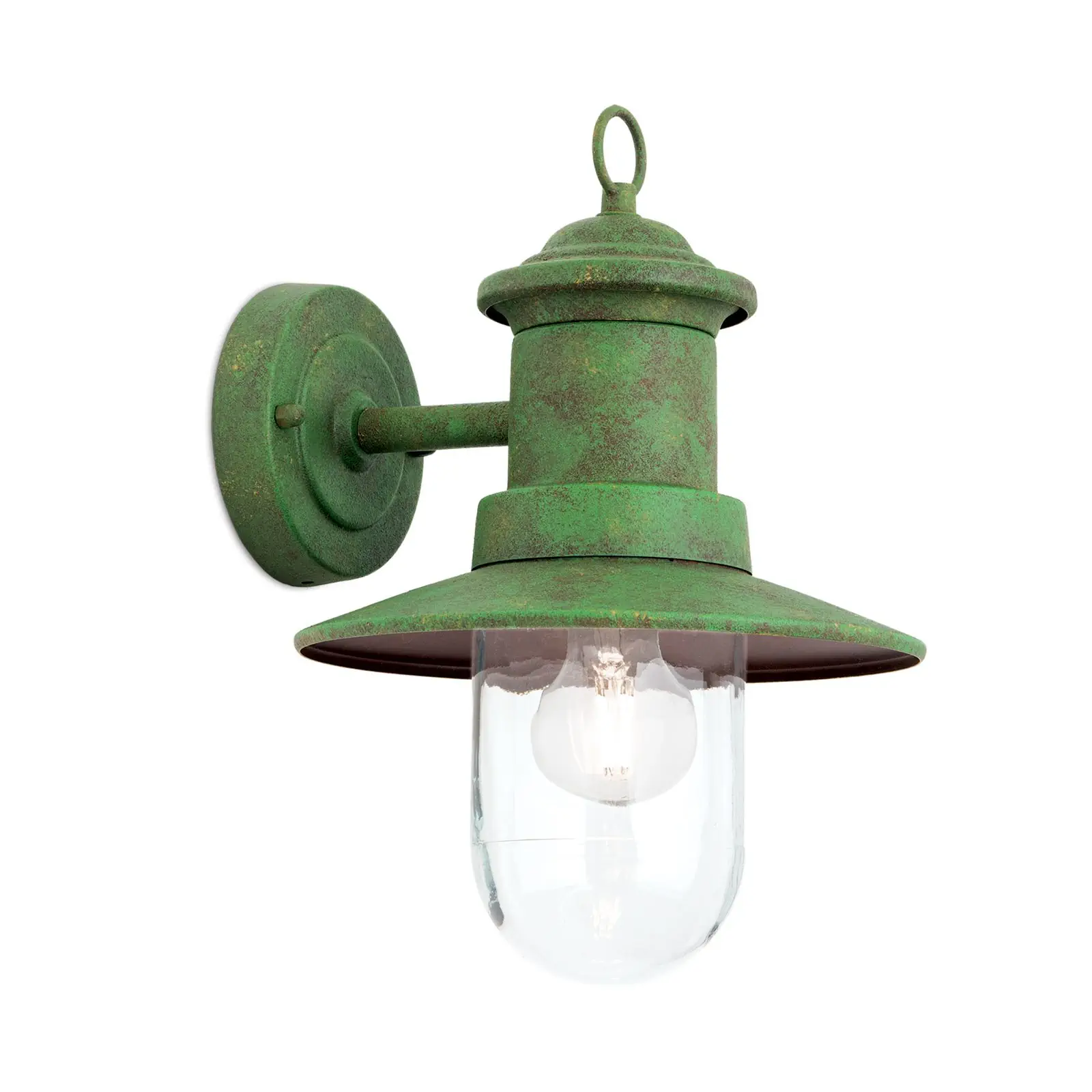 Spoljašnja zidna lampa LEONIE, vintage/zelena - 4