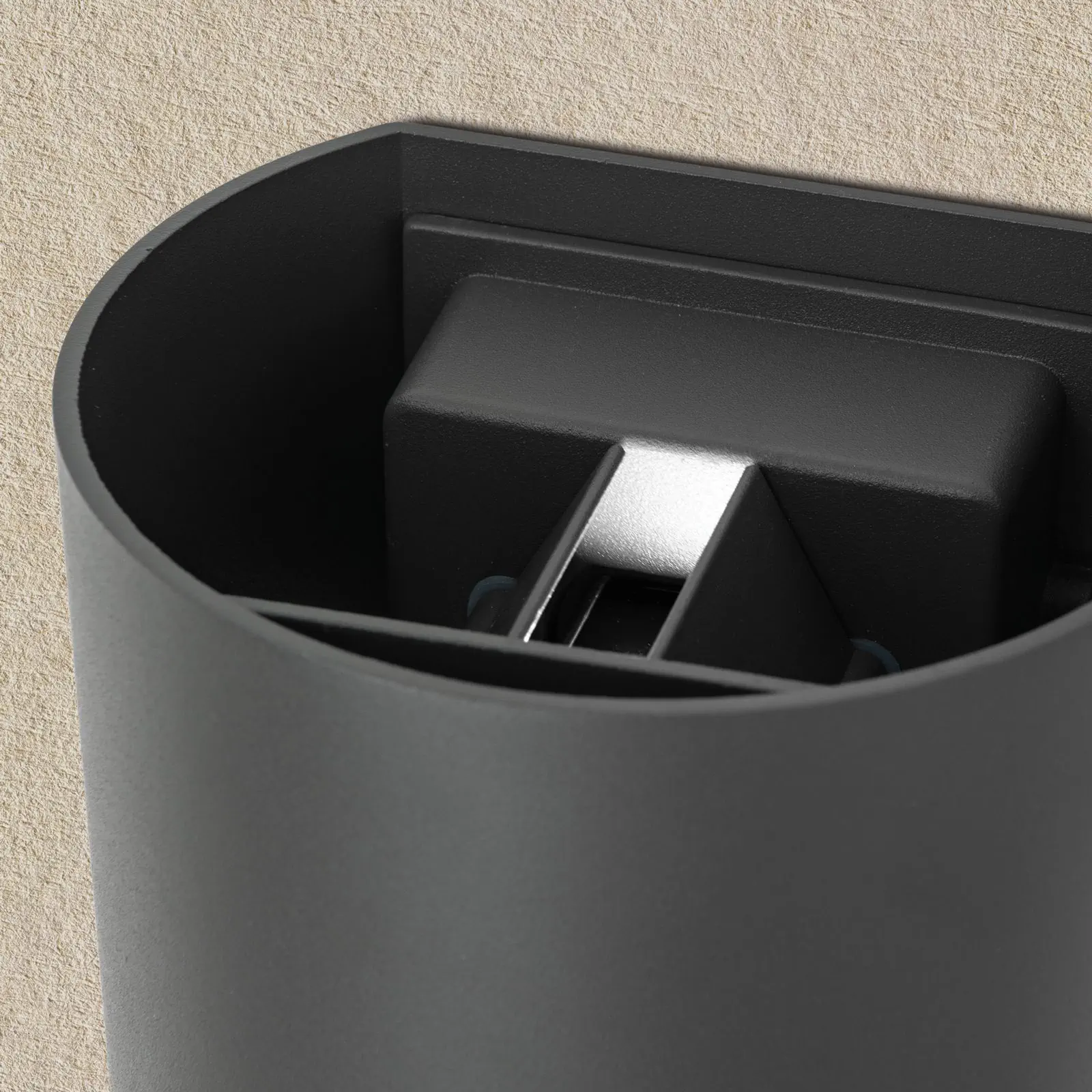 LED spoljašnja zidna lampa GRETA, IP54, antracit - 6