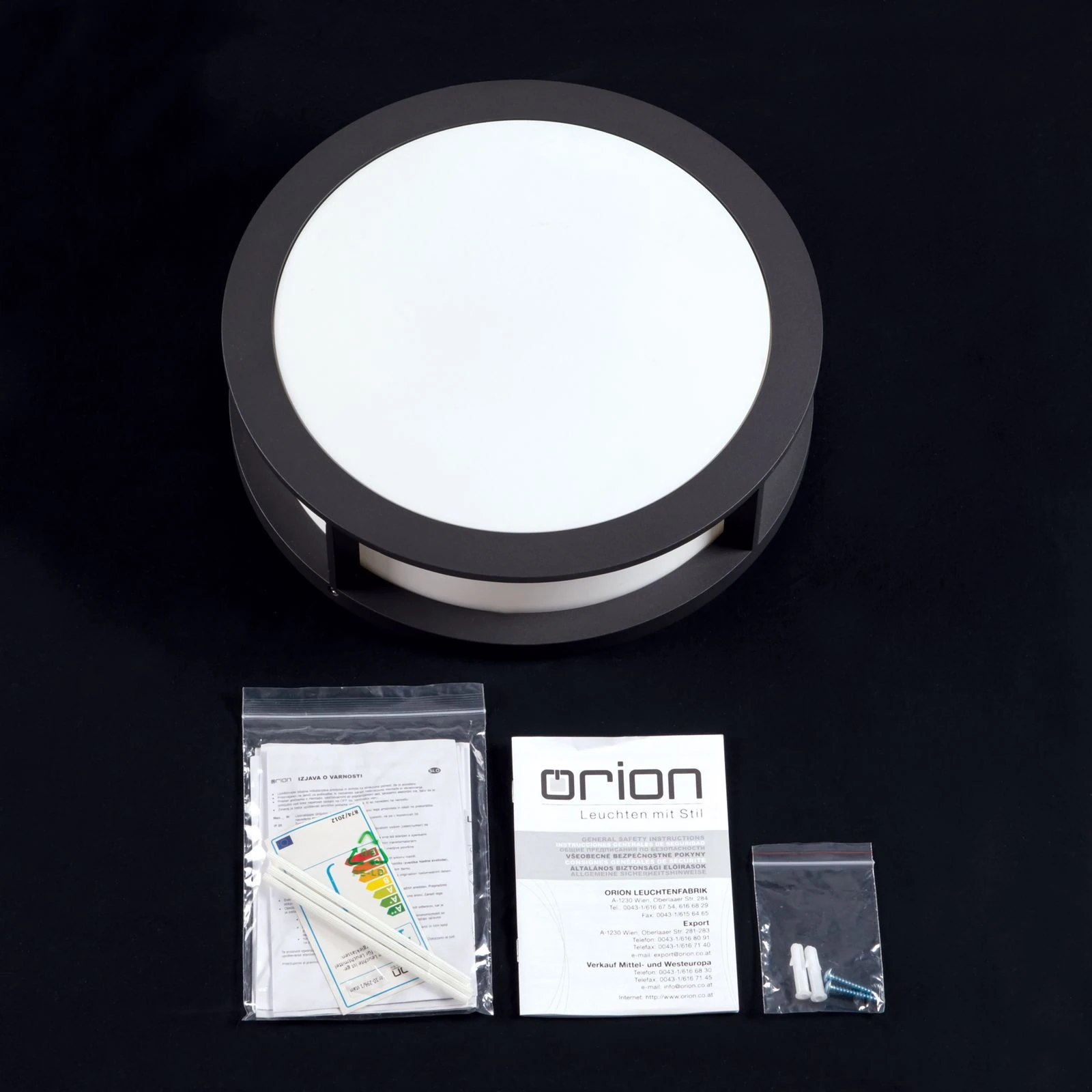 LED spoljašnja lampa HENRY, antracit, 30 cm - 8