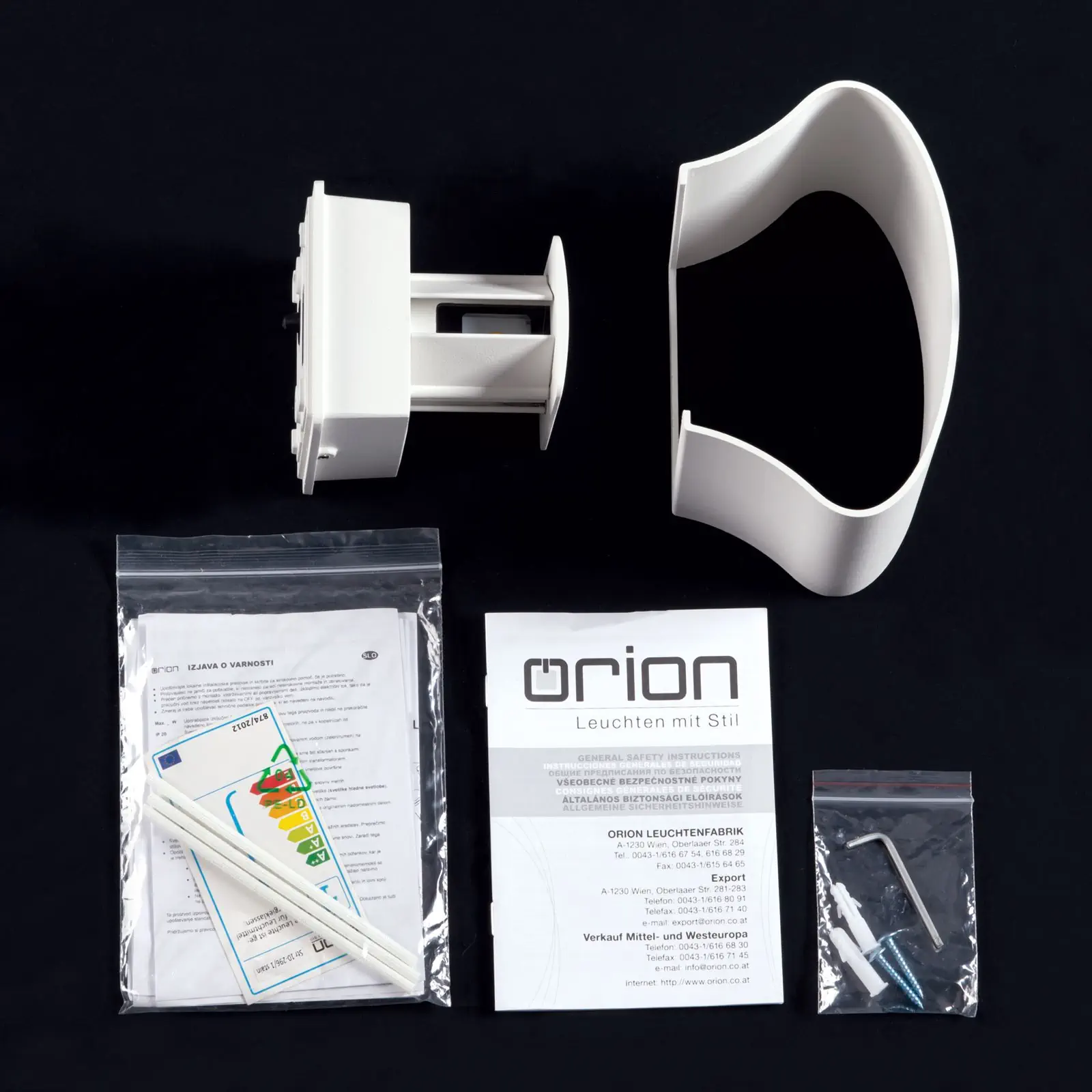 LED spoljašnja lampa GRETA, bela, 2 izvora svetla - 8