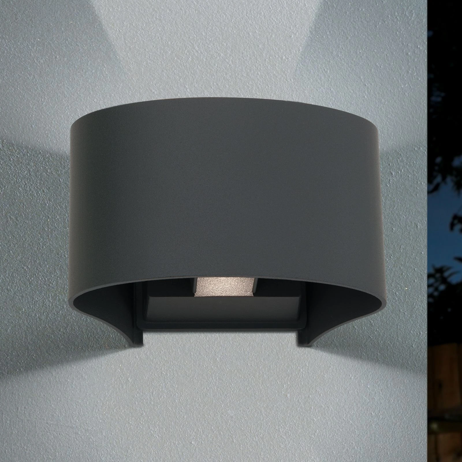 LED spoljašnja lampa GRETA, antracit, 2 izvora svetla - 2