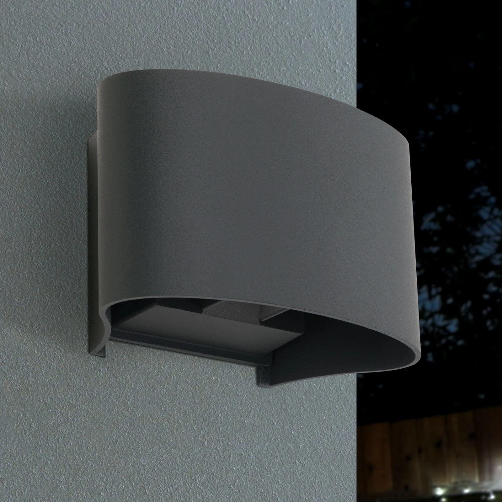 LED spoljašnja lampa GRETA, antracit, 2 izvora svetla - 3