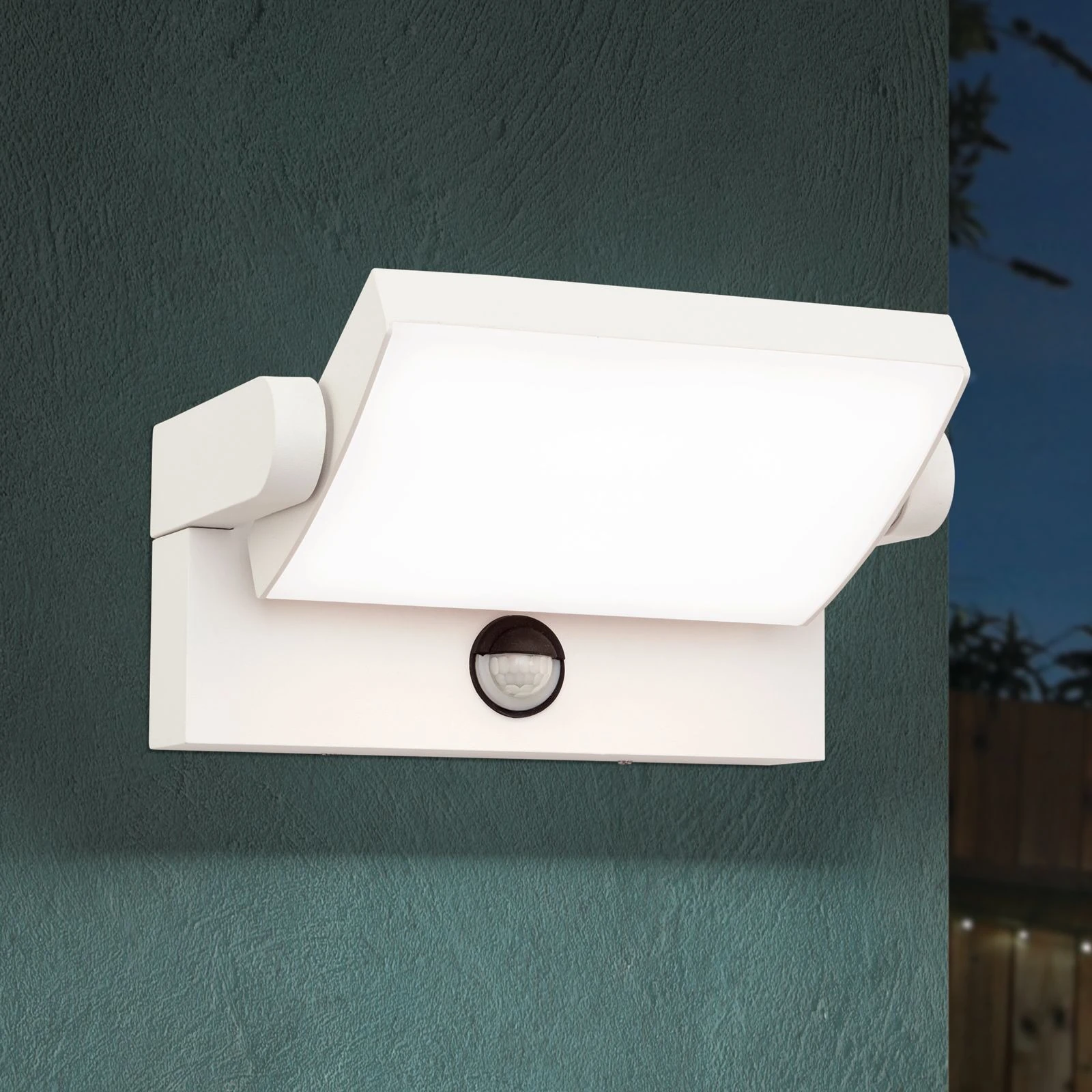 LED spoljašnja lampa GINGER, bela / senzor - 2