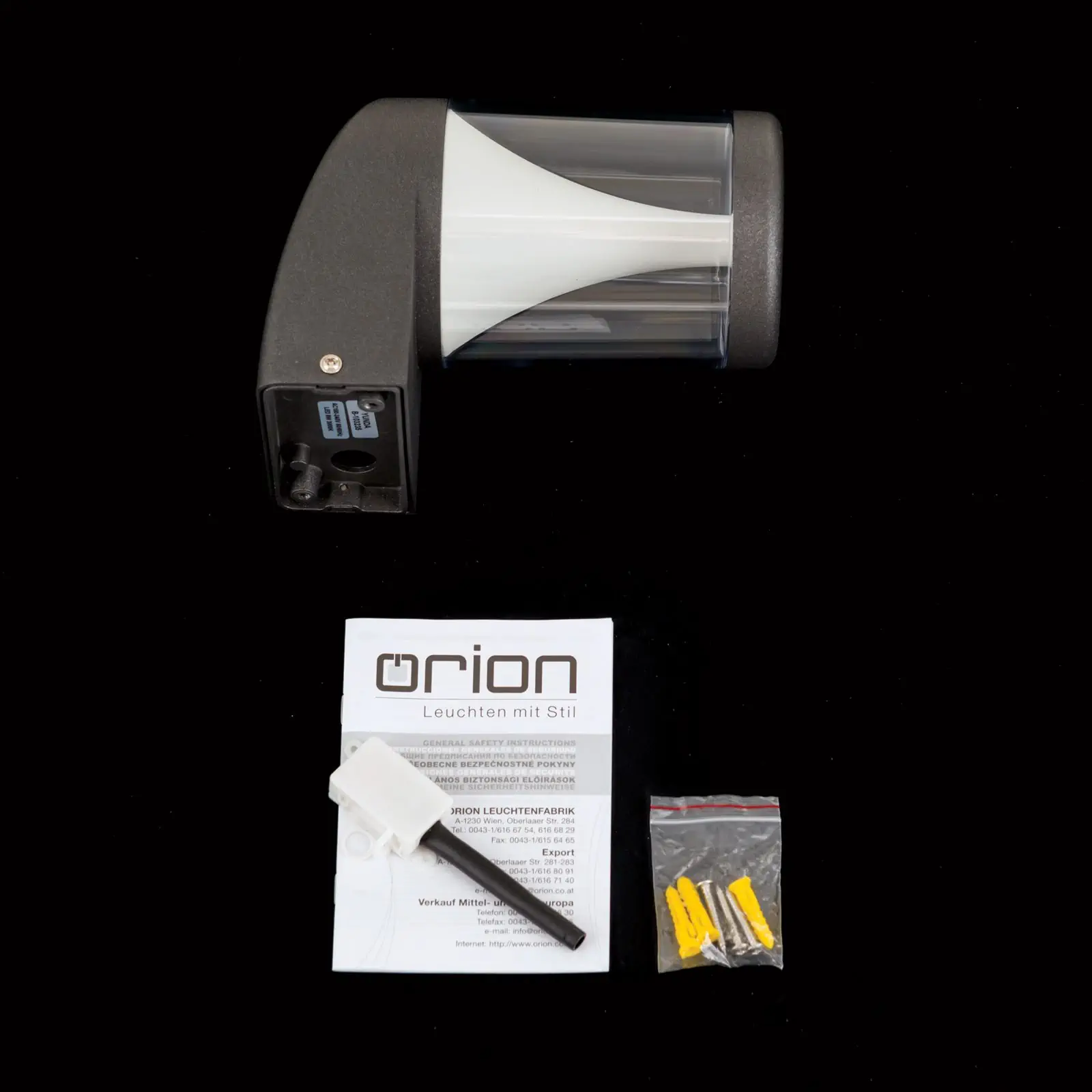 LED spoljašnja zidna lampa EJFEL, antracit - 8