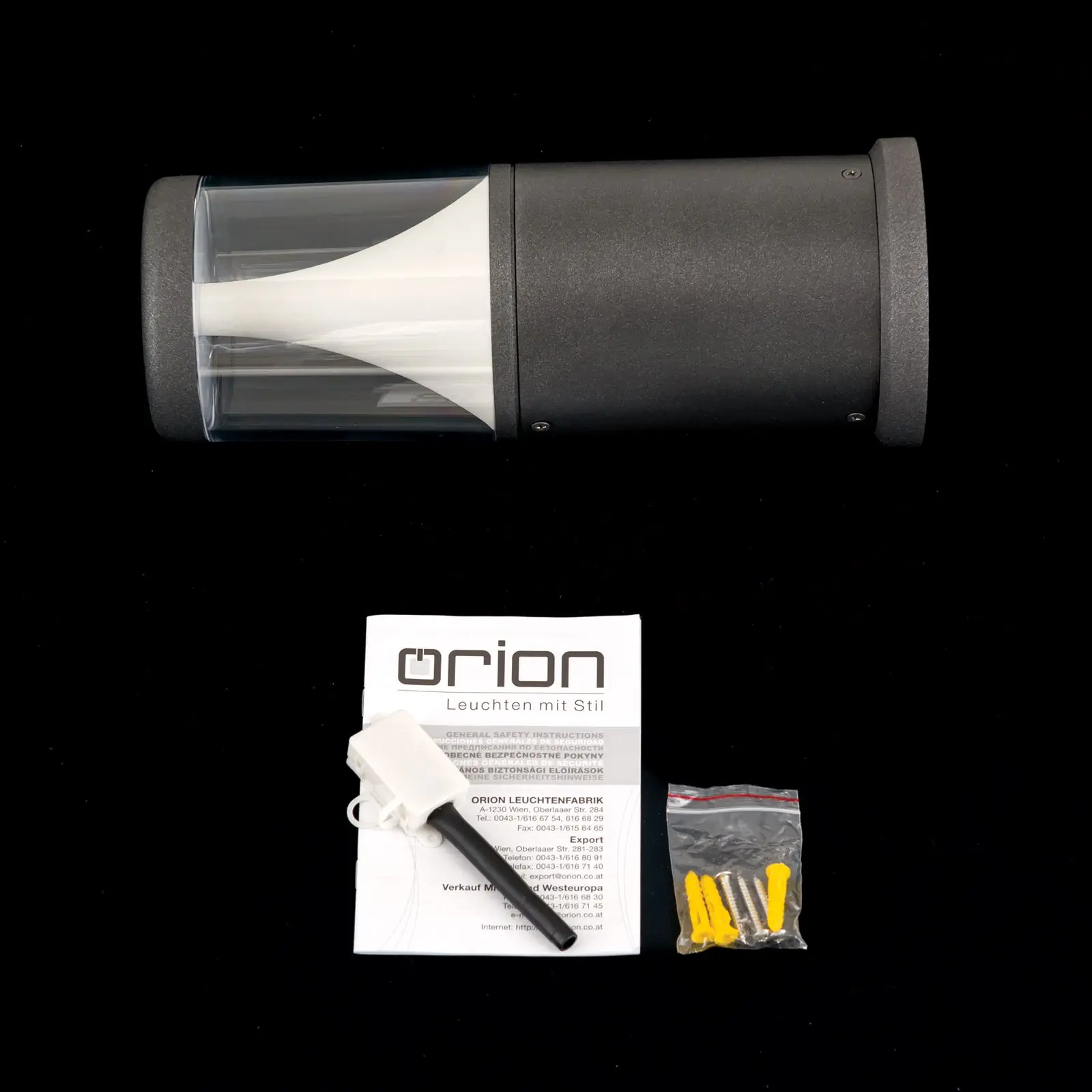 LED spoljašnja lampa EJFEL, antracit - 8