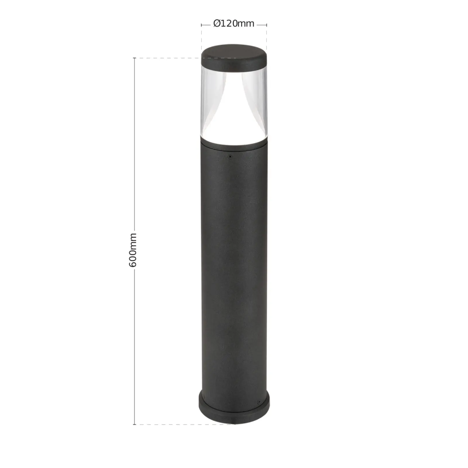 LED spoljašnja stazna lampa EJFEL, antracit - 7