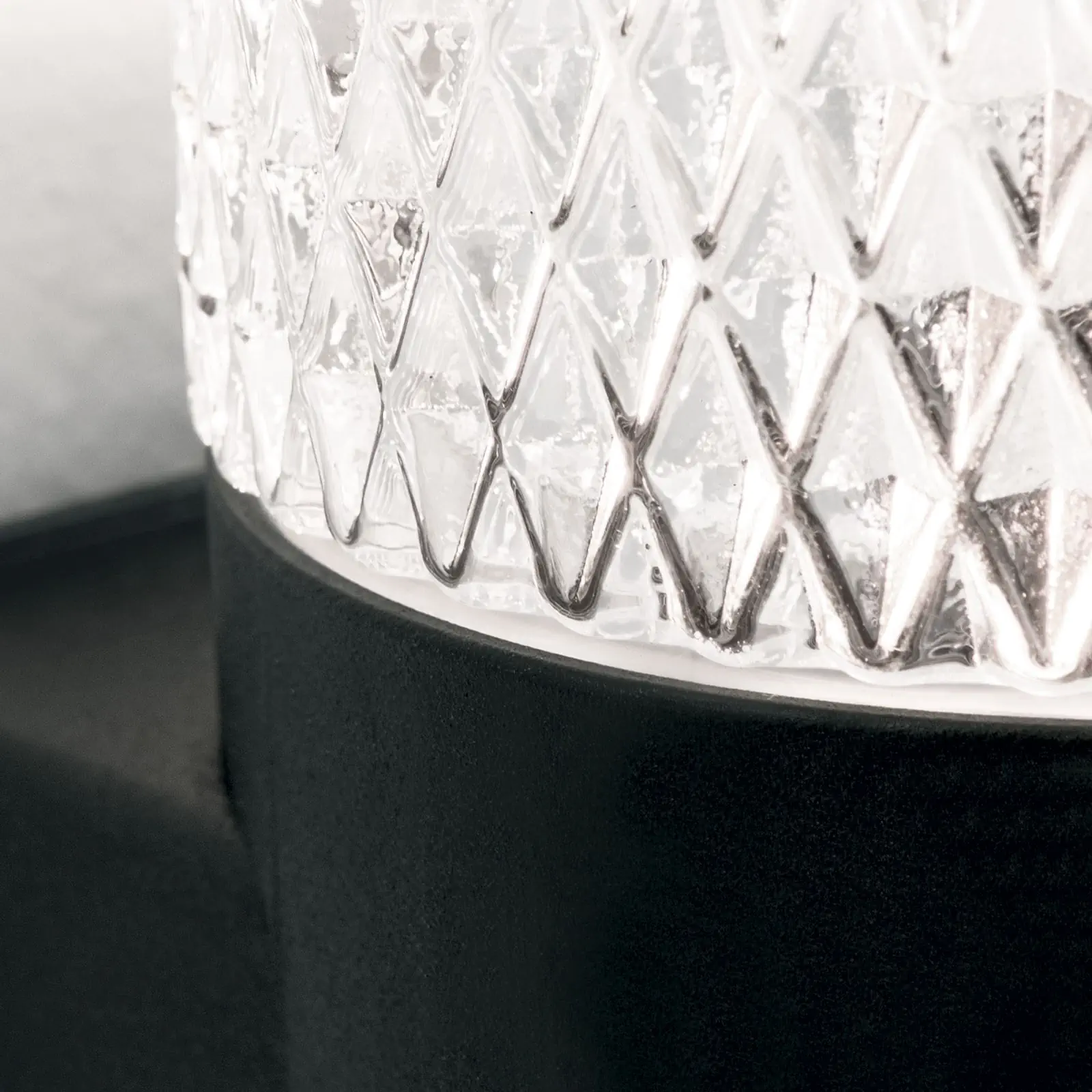 LED spoljašnja zidna lampa ANTREX, 1-izvor svetla, crna - 5