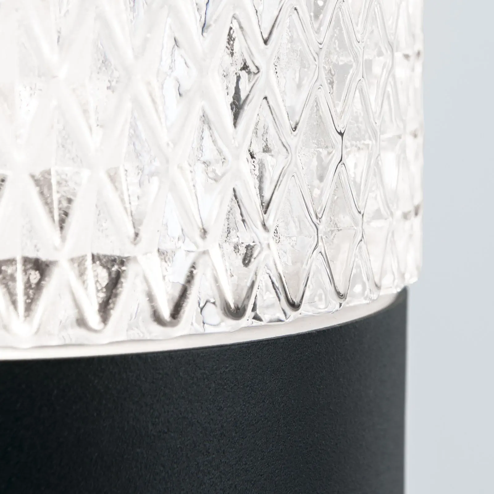 LED spoljašnja zidna lampa ANTREX, 2-izvora svetla, crna - 6