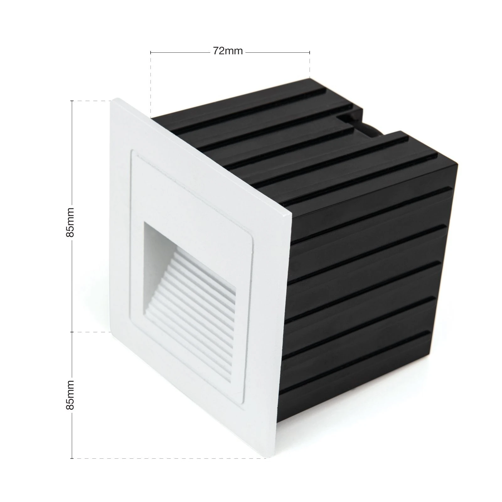 LED ugradna zidna lampa LORO, bela - 7