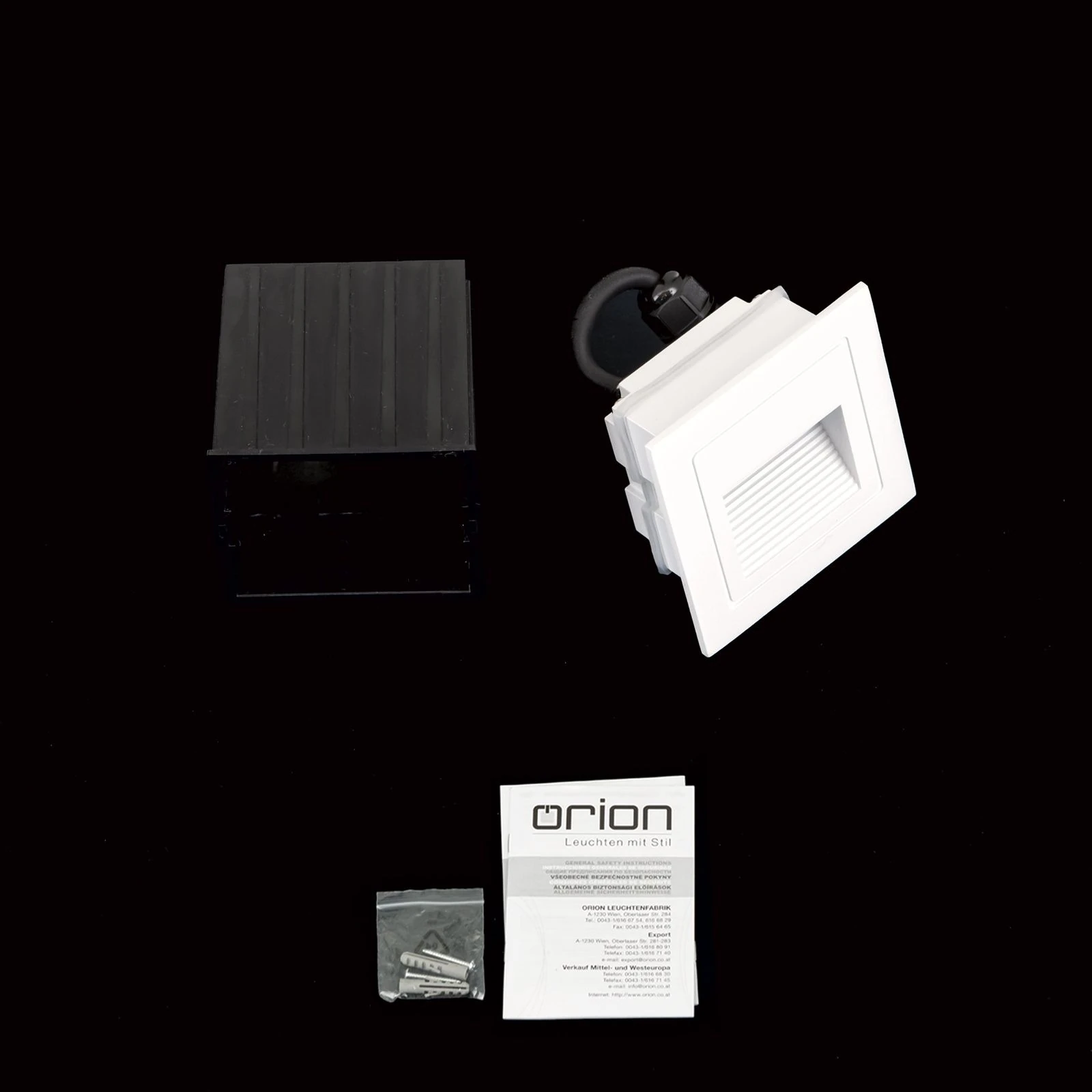 LED ugradna zidna lampa LORO, bela - 8