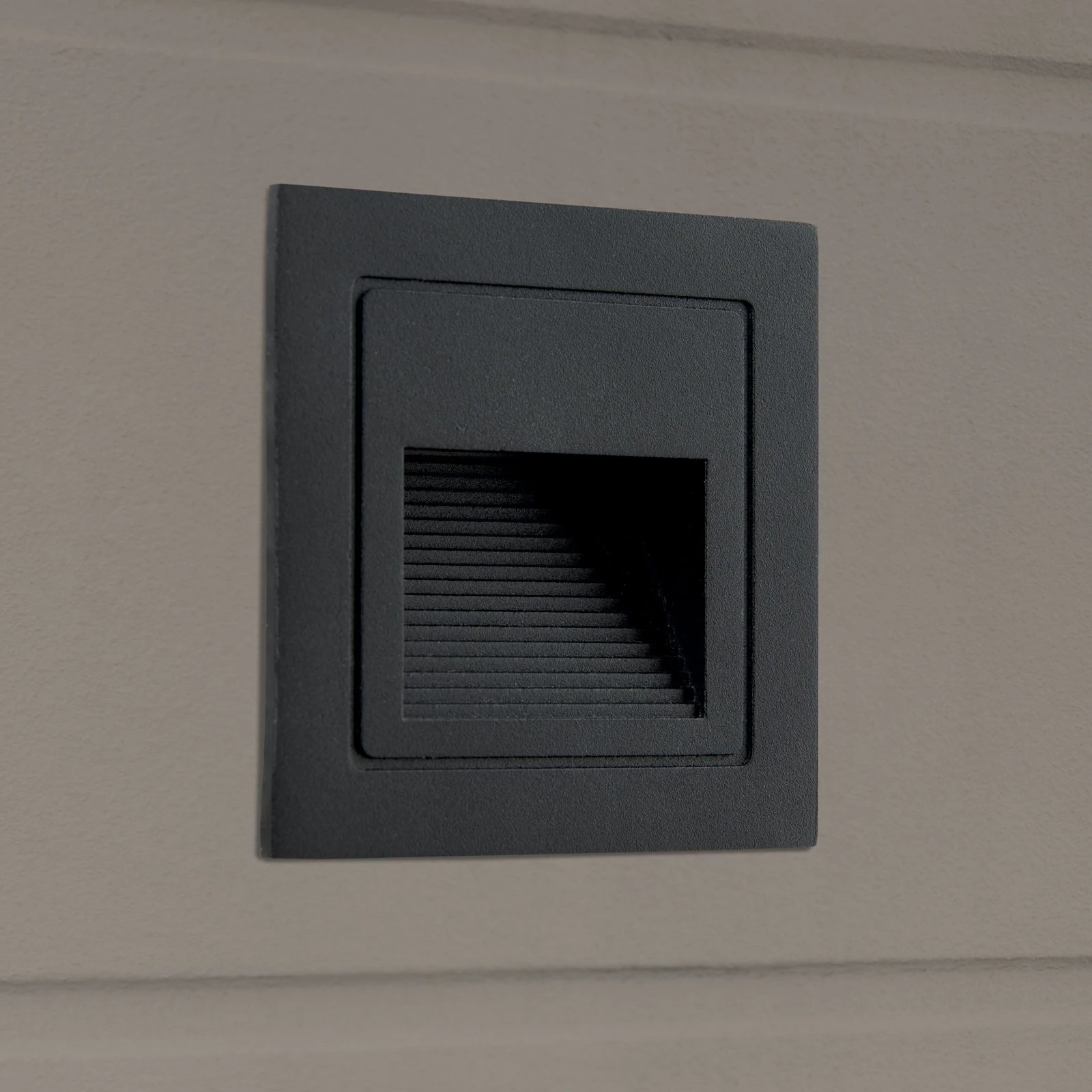 LED ugradna zidna lampa LORO, crna - 3