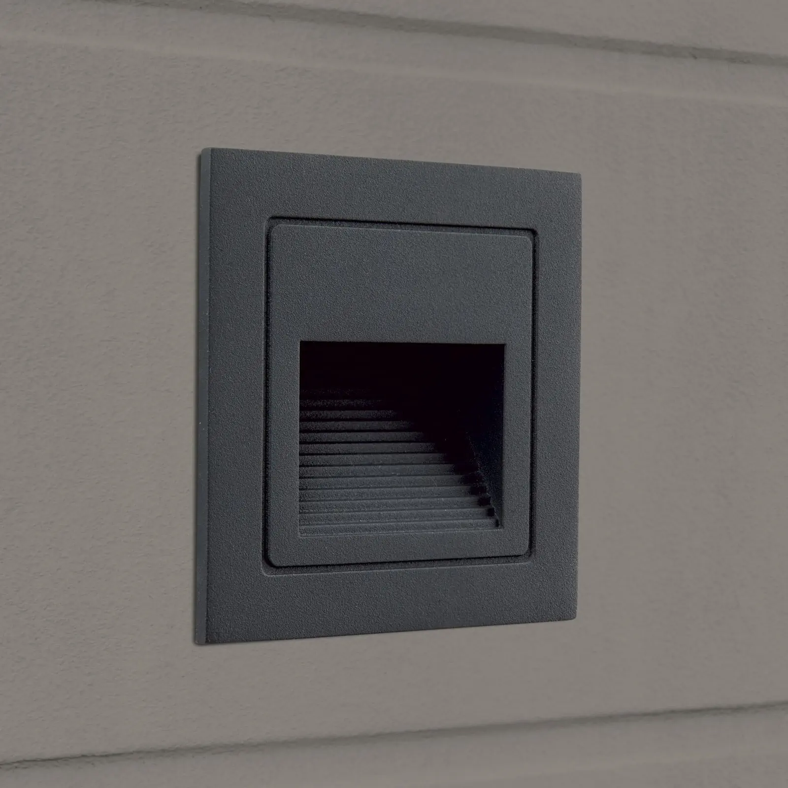 LED ugradna zidna lampa LORO, antracit - 3