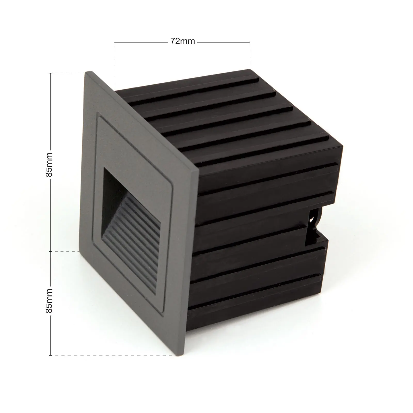 LED ugradna zidna lampa LORO, antracit - 7