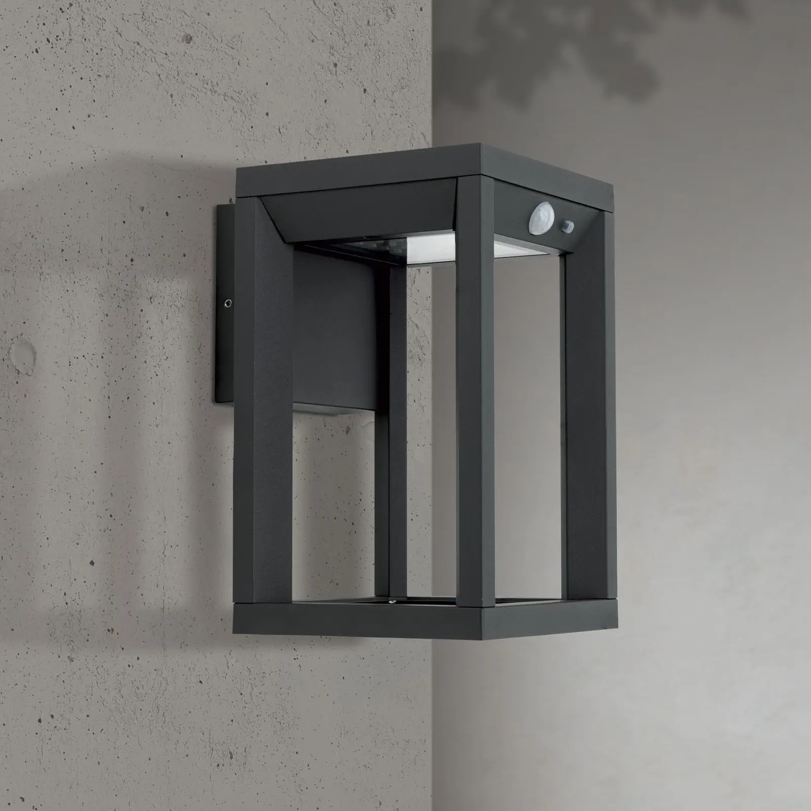 LED spoljašnja zidna lampa VOLTA sa senzorom pokreta, antracit - 3