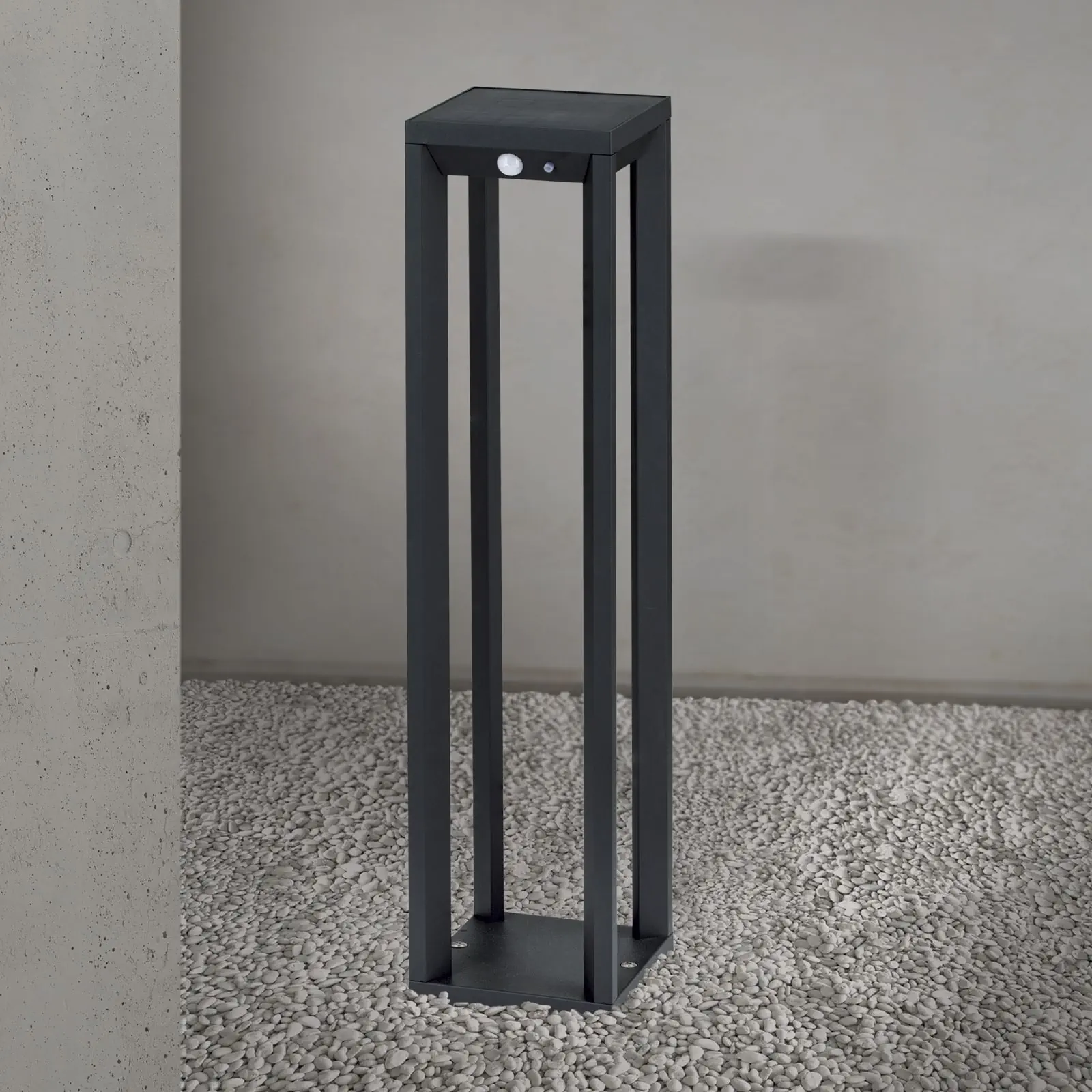 LED solarna spoljašnja lampa VOLTA sa senzorom pokreta, antracit - 3