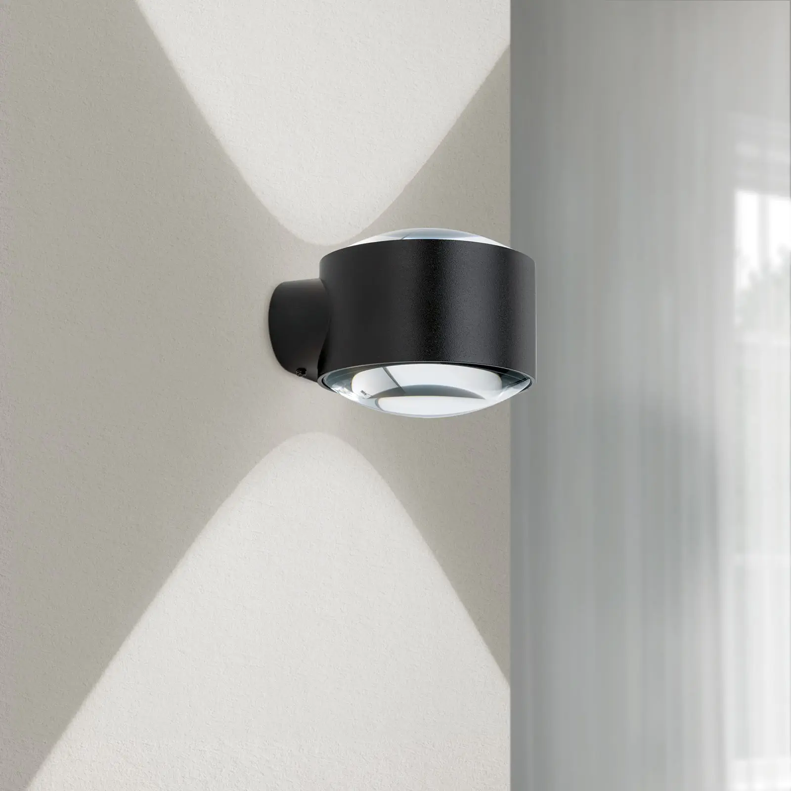 LED zidna lampa TATRA, crna - 2