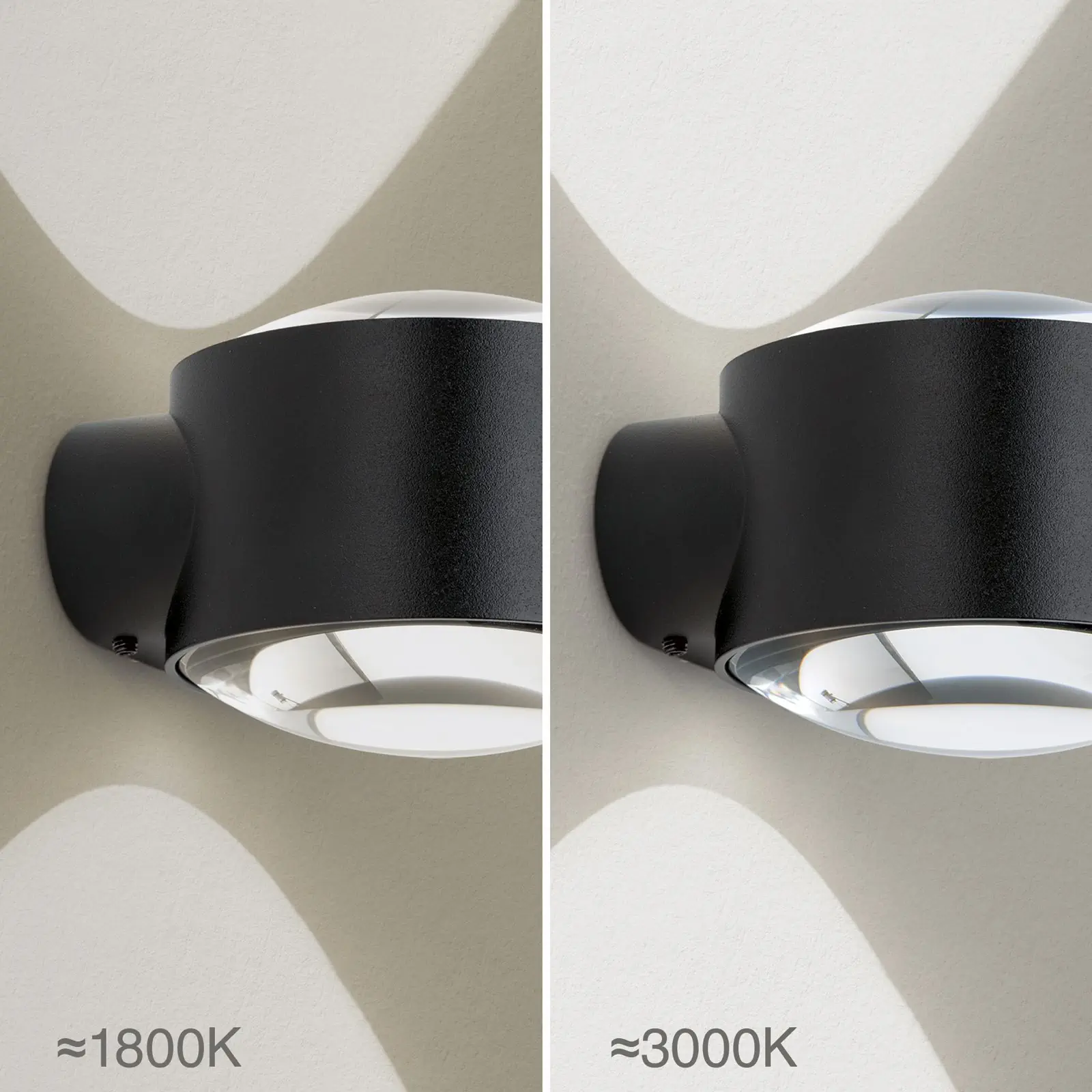 LED zidna lampa TATRA, crna - 5