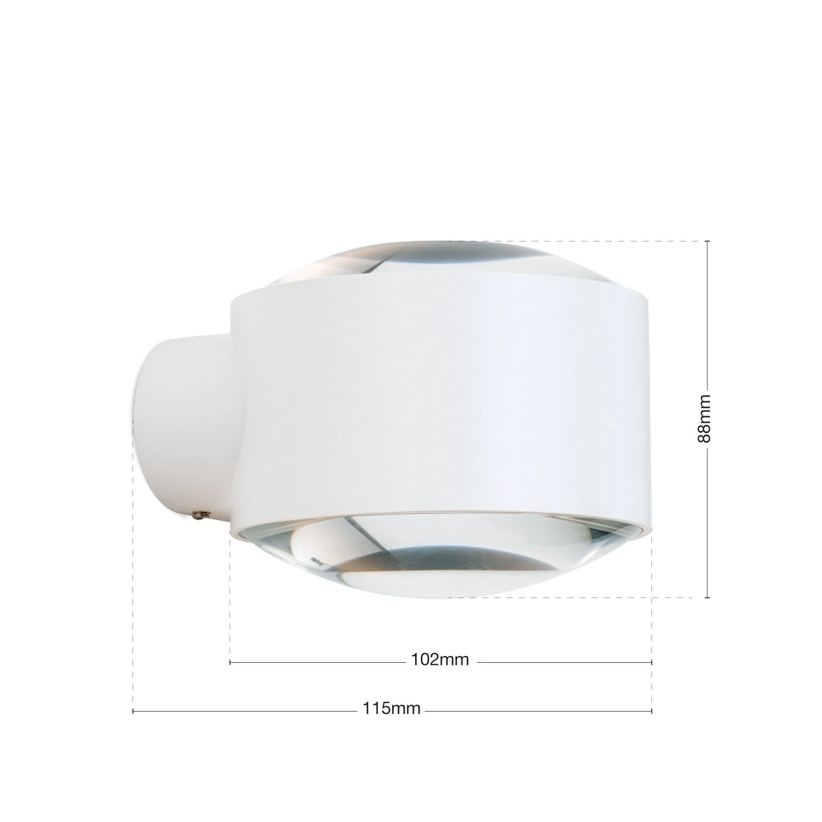 LED zidna lampa TATRA, bela - 7