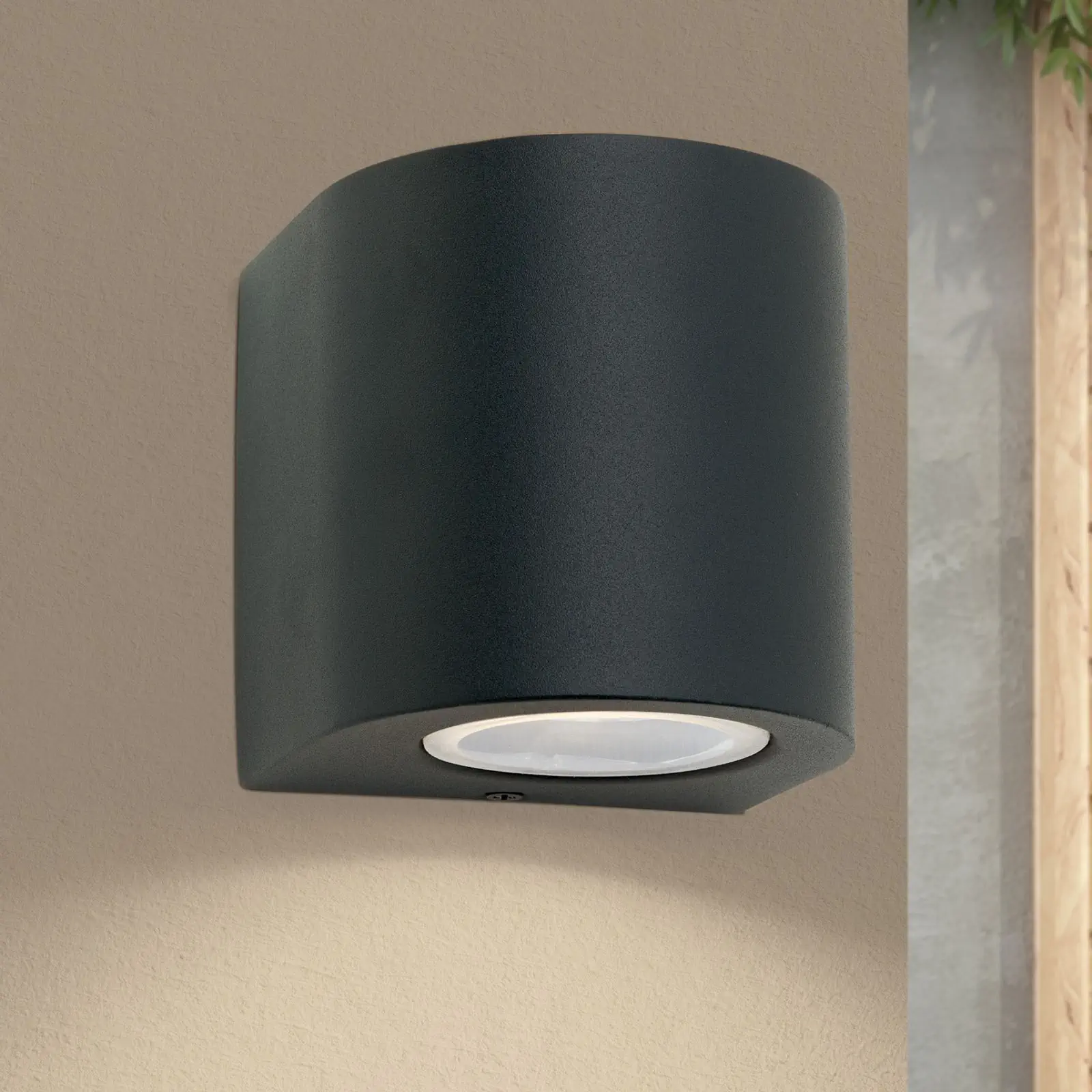 Spoljašnja zidna lampa LAURENZ, usmerena nadole, antracit - 2