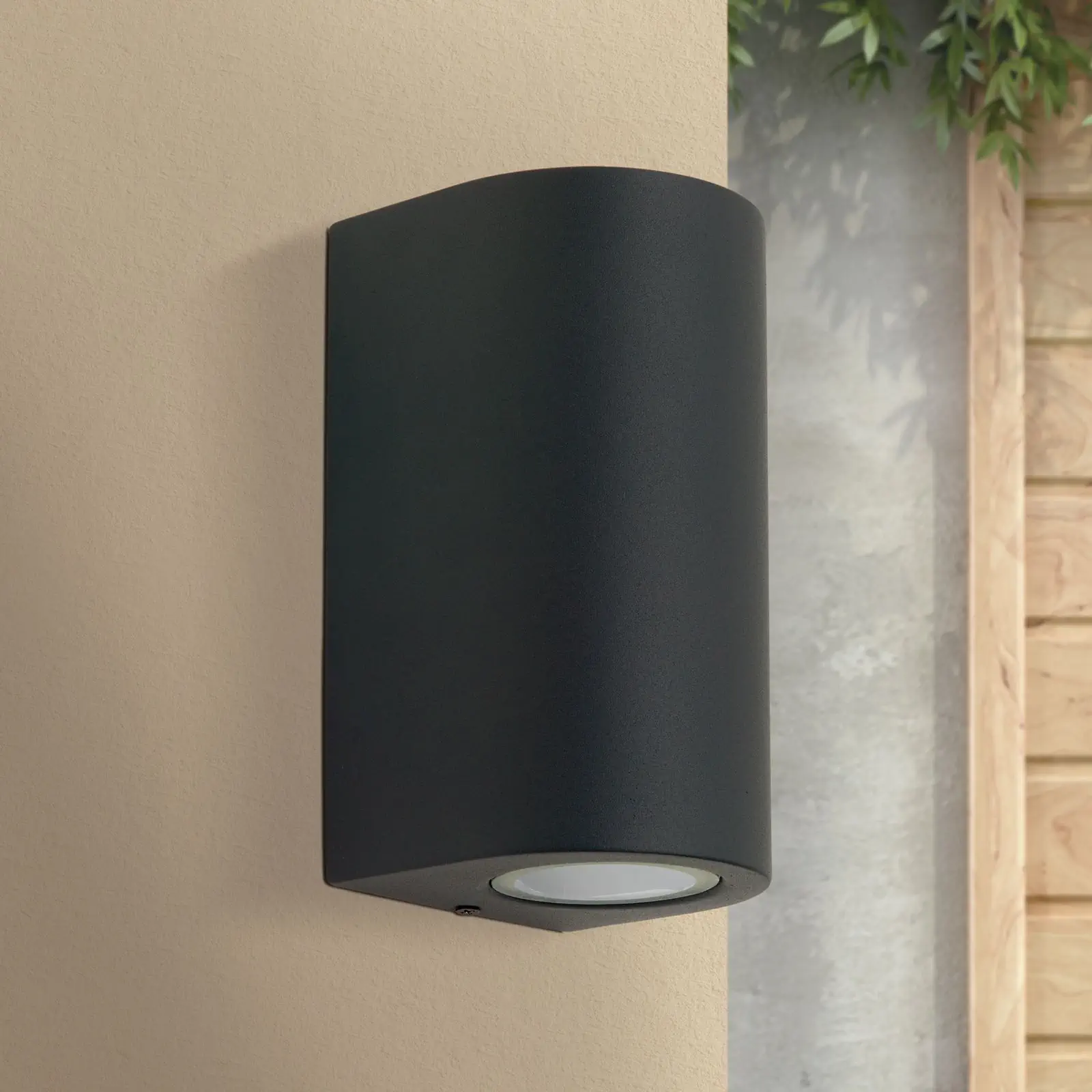 Spoljna zidna lampa LAURENZ, usmerena nagore i nadole, antracit - 3