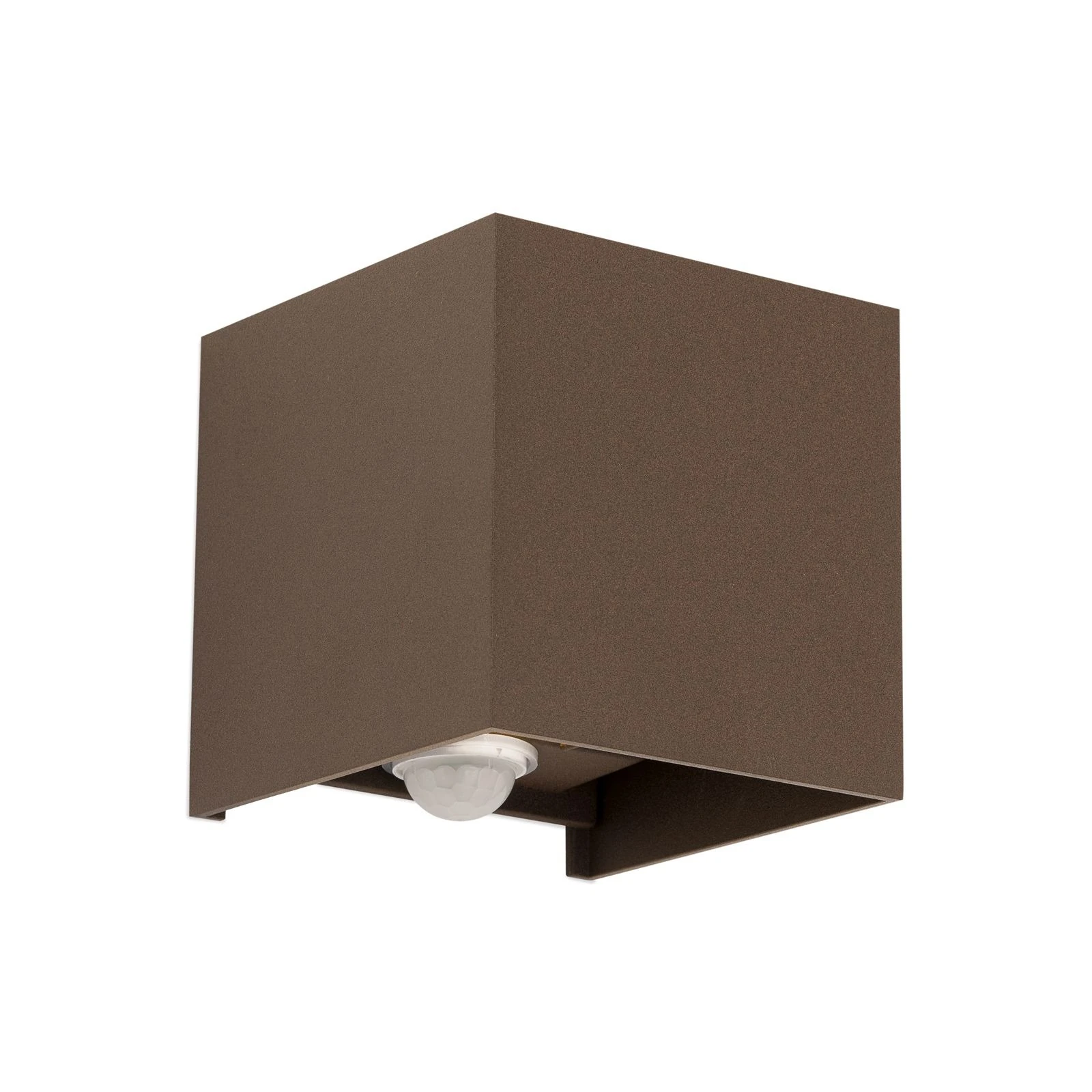 LED spoljašnja zidna lampa CUBE-S, corten, senzor pokreta i sumraka - 4