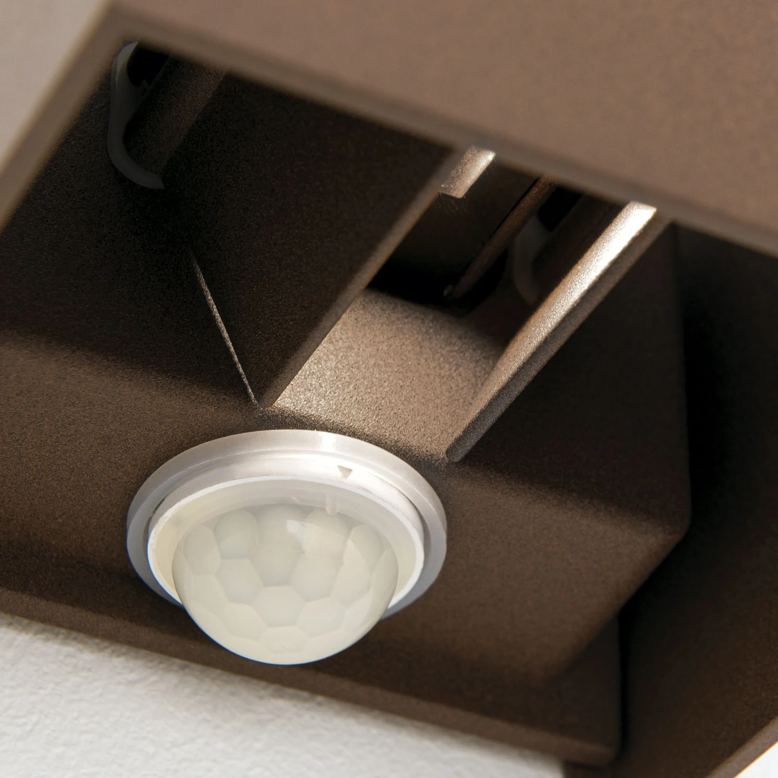 LED spoljašnja zidna lampa CUBE-S, corten, senzor pokreta i sumraka - 5