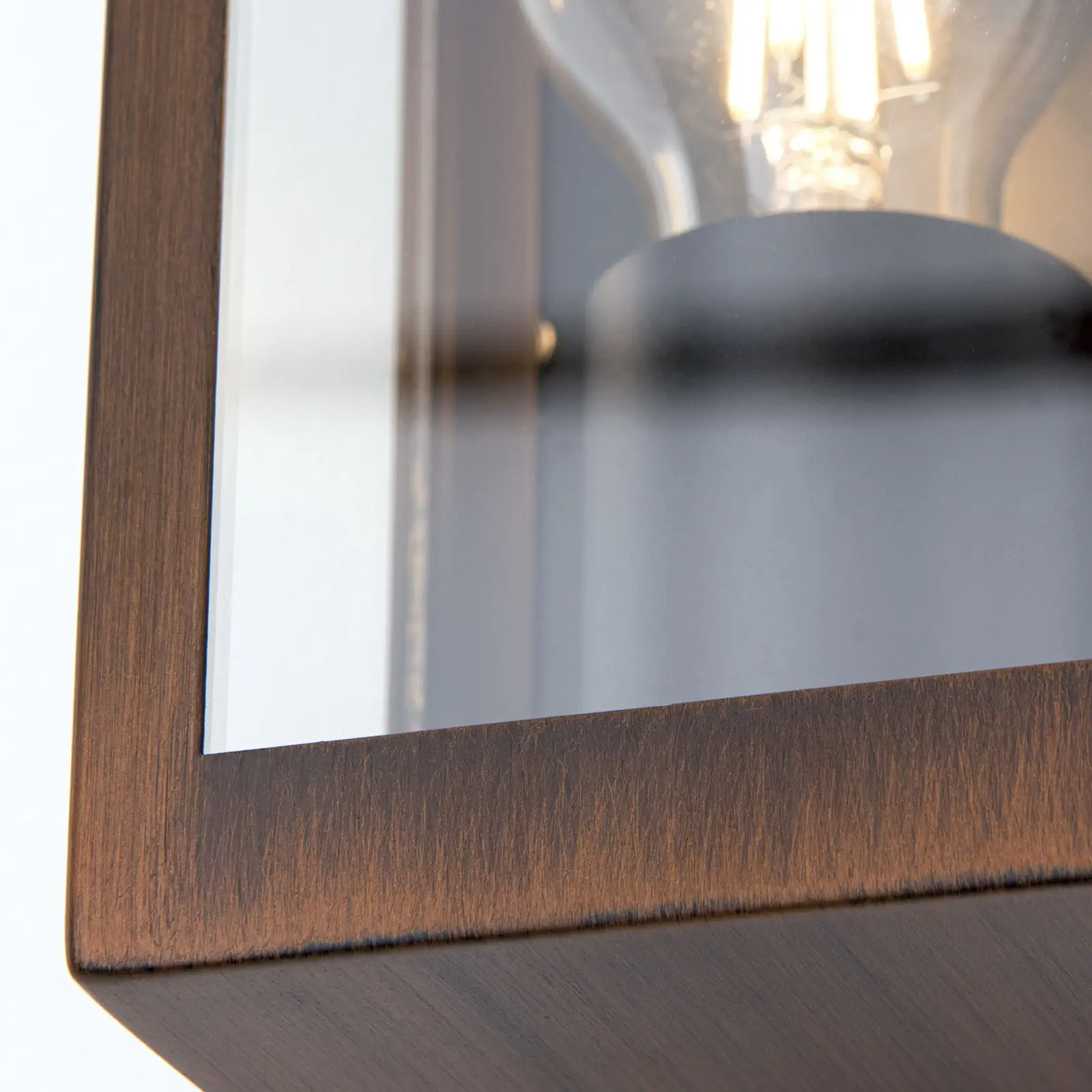 Spoljašnja zidna lampa LUMINA, rđasta - 5