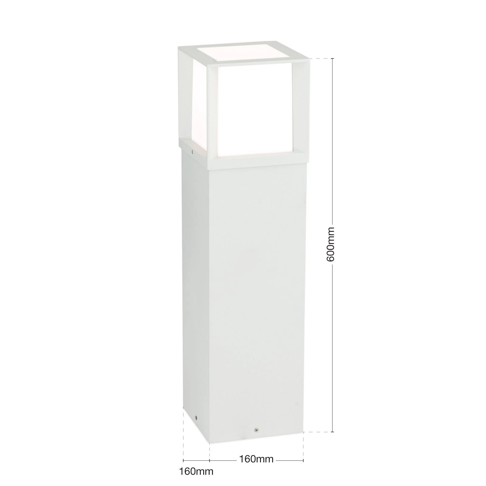 Stubna lampa HENRY, bela - 7