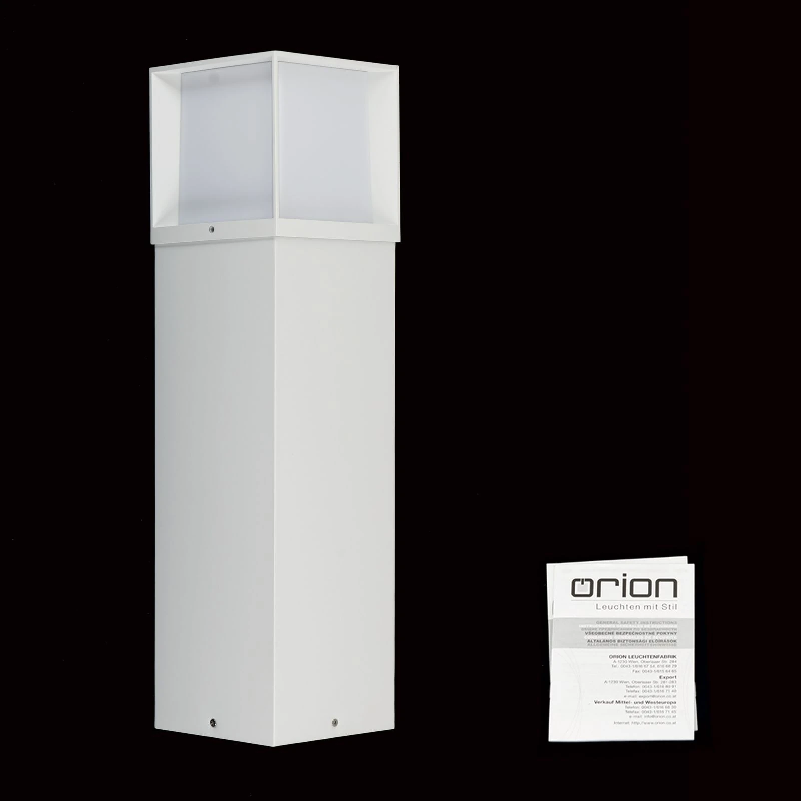 Stubna lampa HENRY, bela - 8