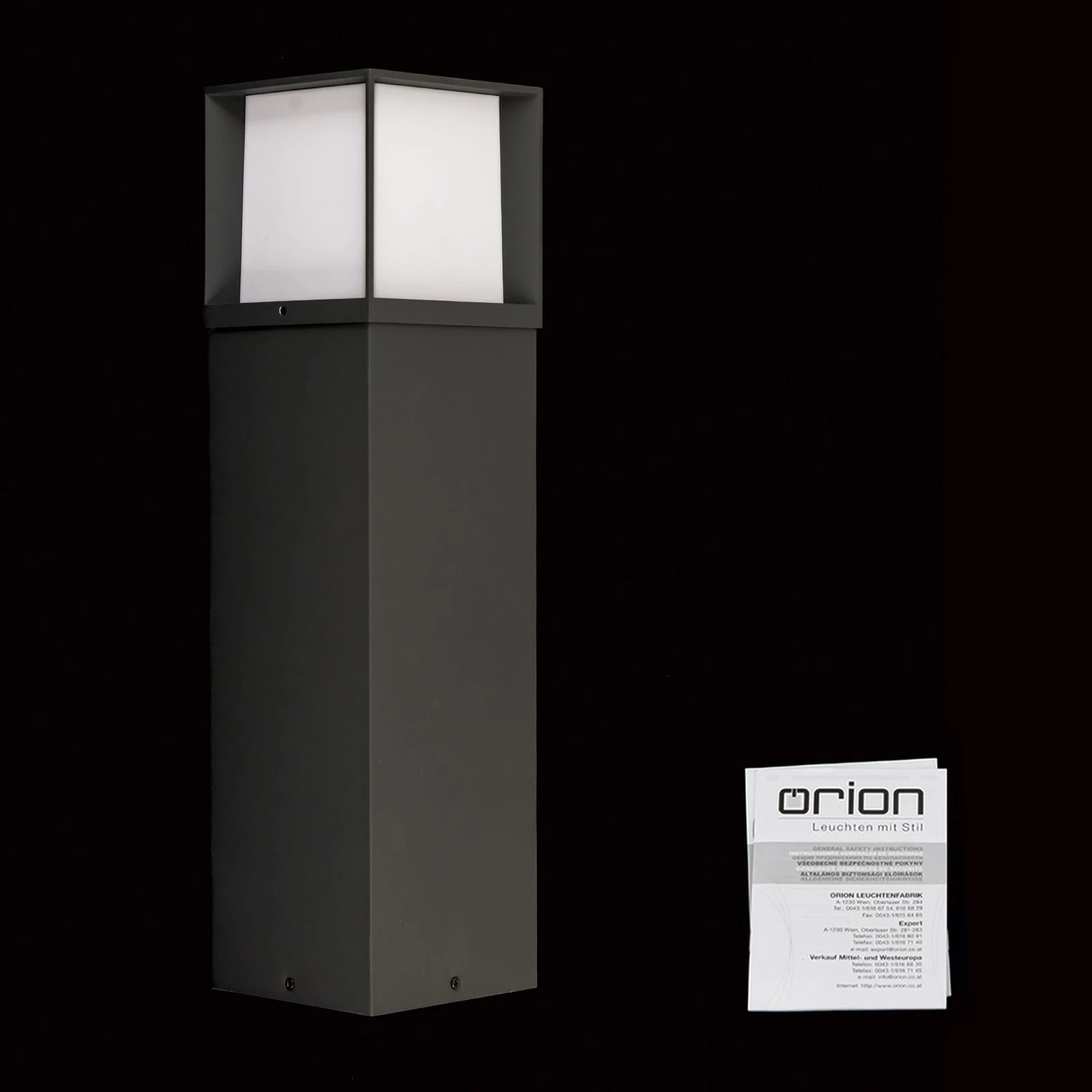 Stubna lampa HENRY, antracit - 8