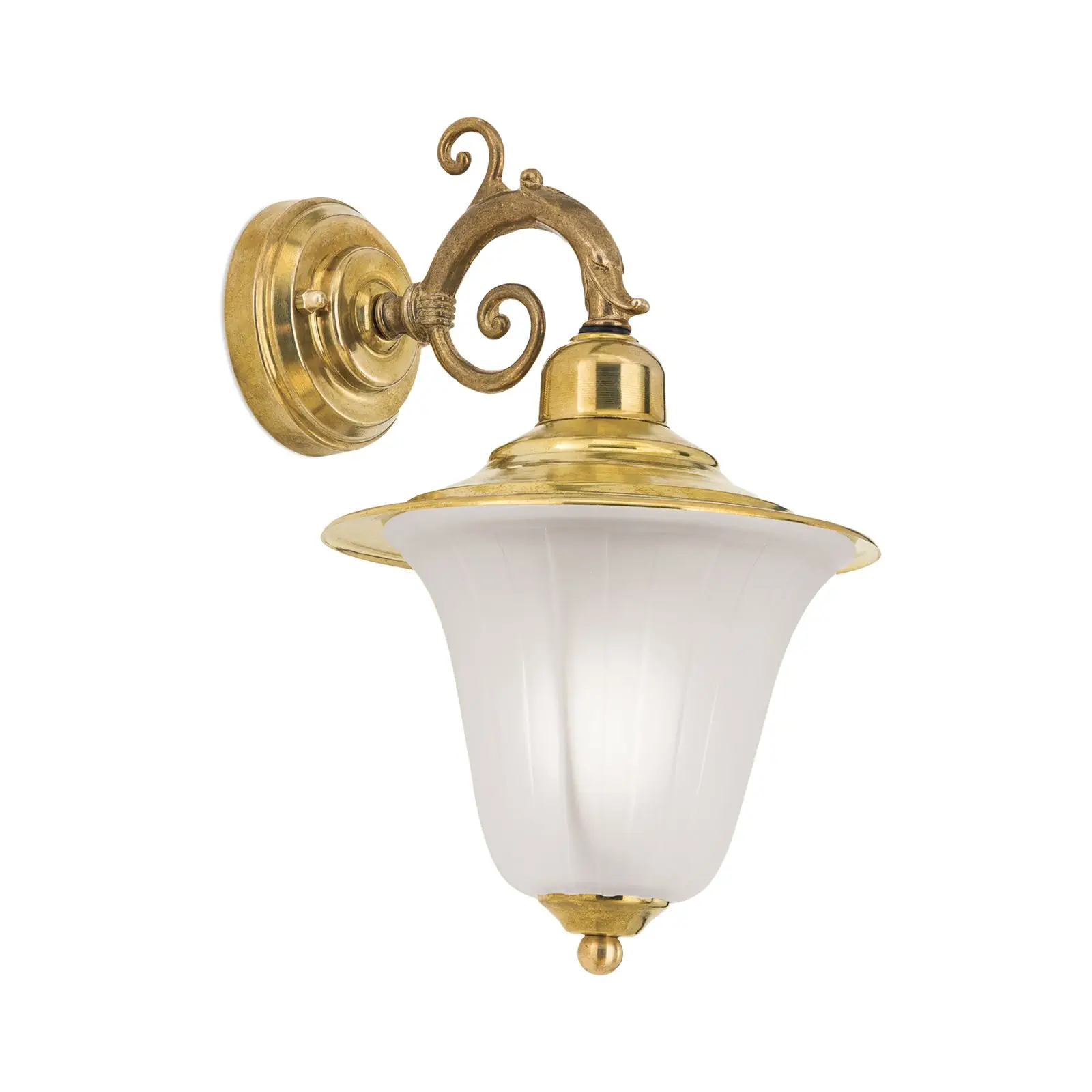 Spoljašnja zidna lampa YARD, sirovi mesing, usmerena nadole - 4