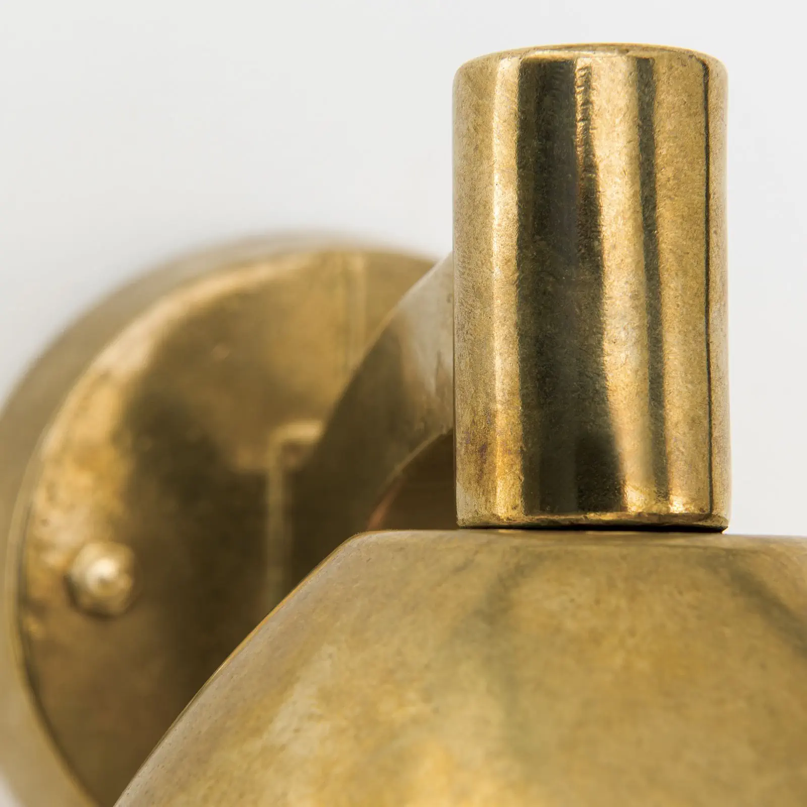 Spoljašnja zidna lampa YORK, sirovi mesing, usmerena nadole - 6