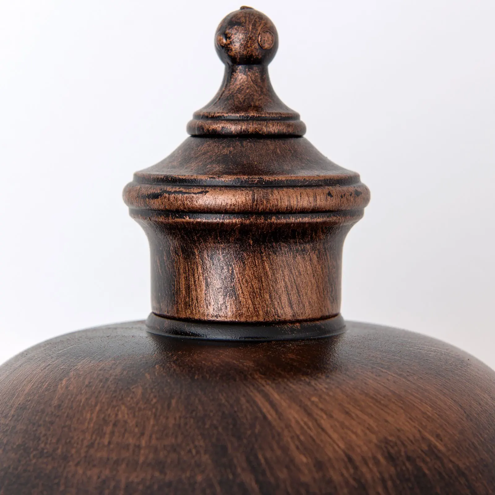 Spoljašnja zidna lampa KENZO, crno-bakrena, usmerena nagore - 6