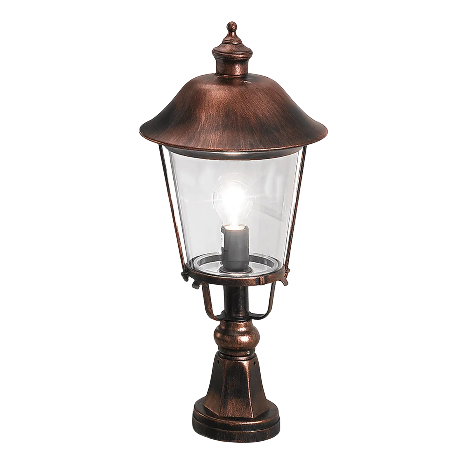 Spoljašnja stazna lampa KENZO, crno-bakarna, H58 cm - 2