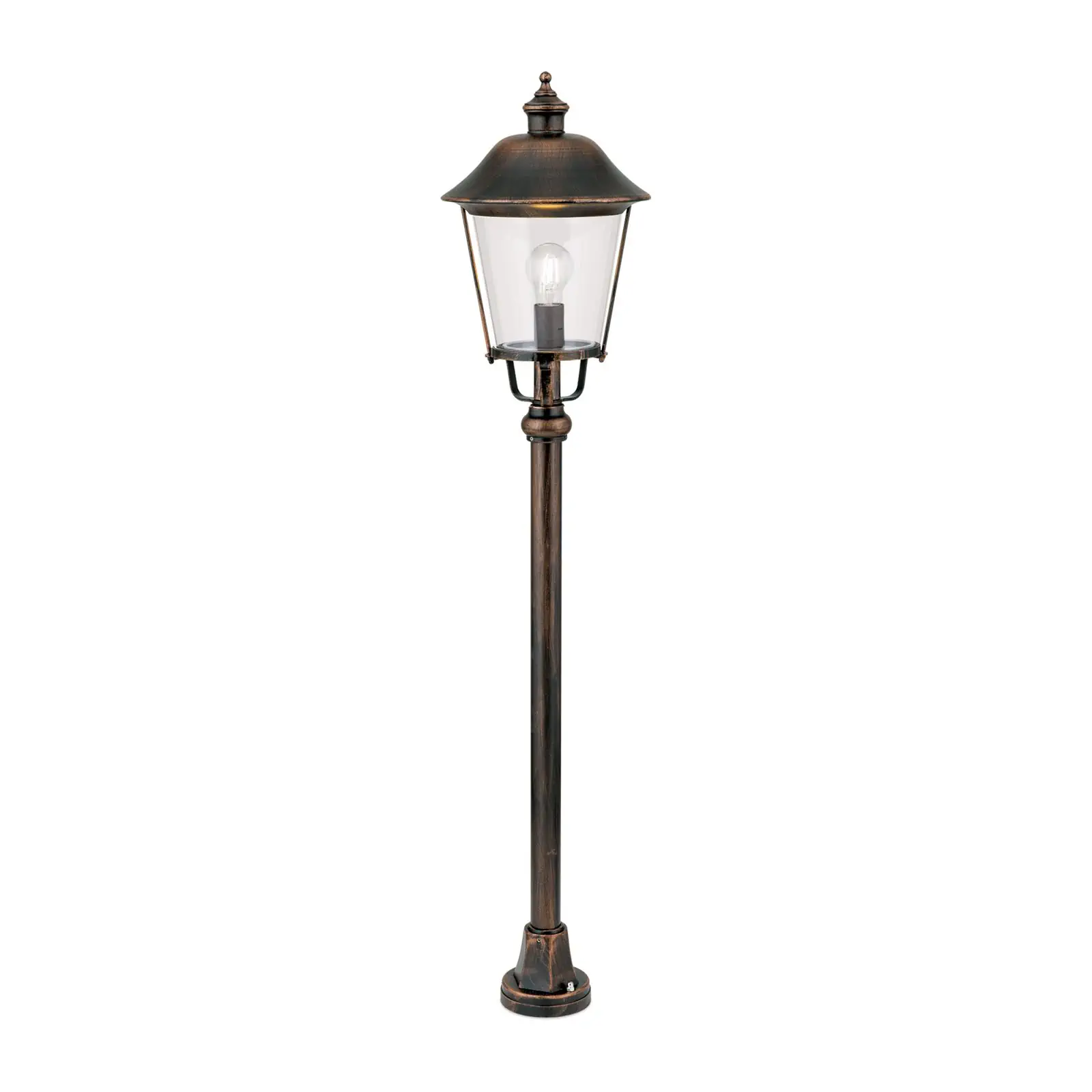Spoljašnja stazna lampa KENZO, crno-bakarna, H120 cm - 4